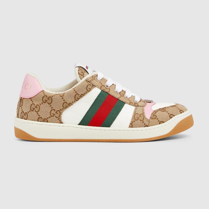 Gucci レディース 〔スクリーナー〕ウィメンズ スニーカー, ベージュ  