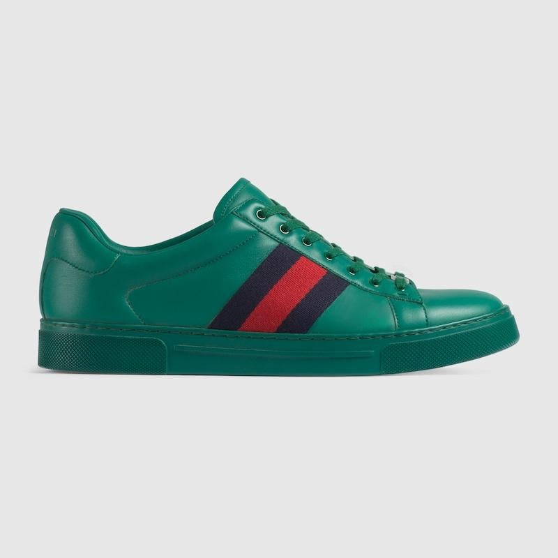 Rare vintage gucci green high top sneakers from the early 90's | Stylish  sneakers, Sneakers fashion, Sneakers men