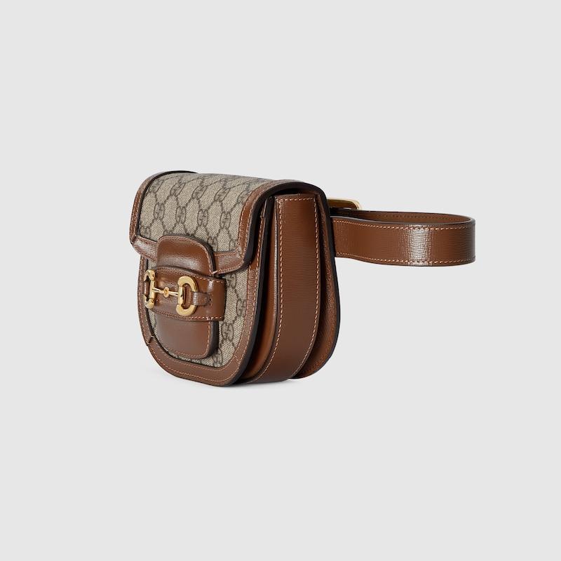 Gucci Horsebit 1955 Rounded Belt Bag in Brown Lyst