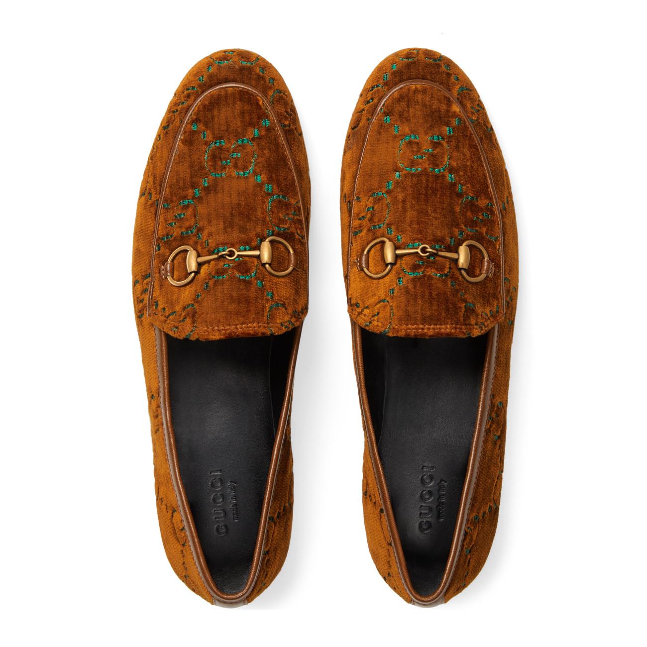 gucci cognac loafers