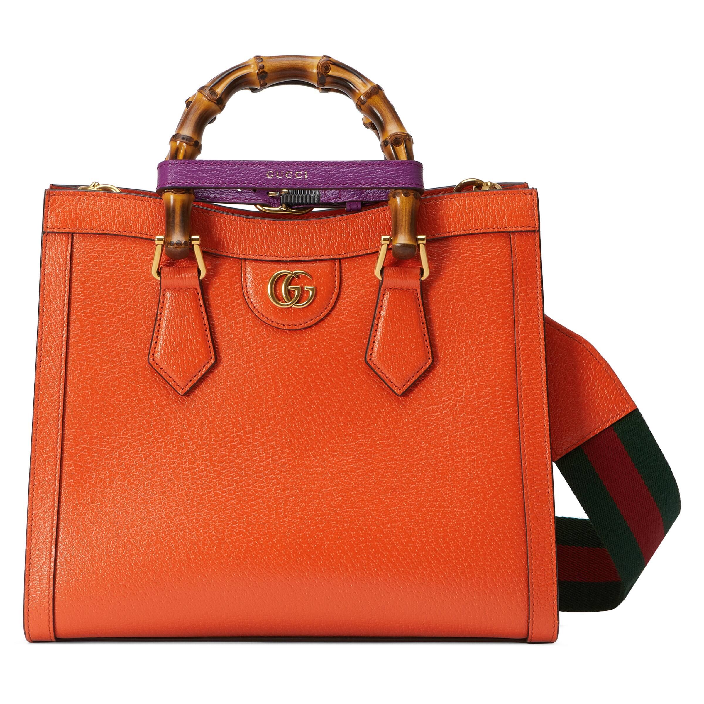 Gucci Diana Small Tote Bag in Orange Lyst