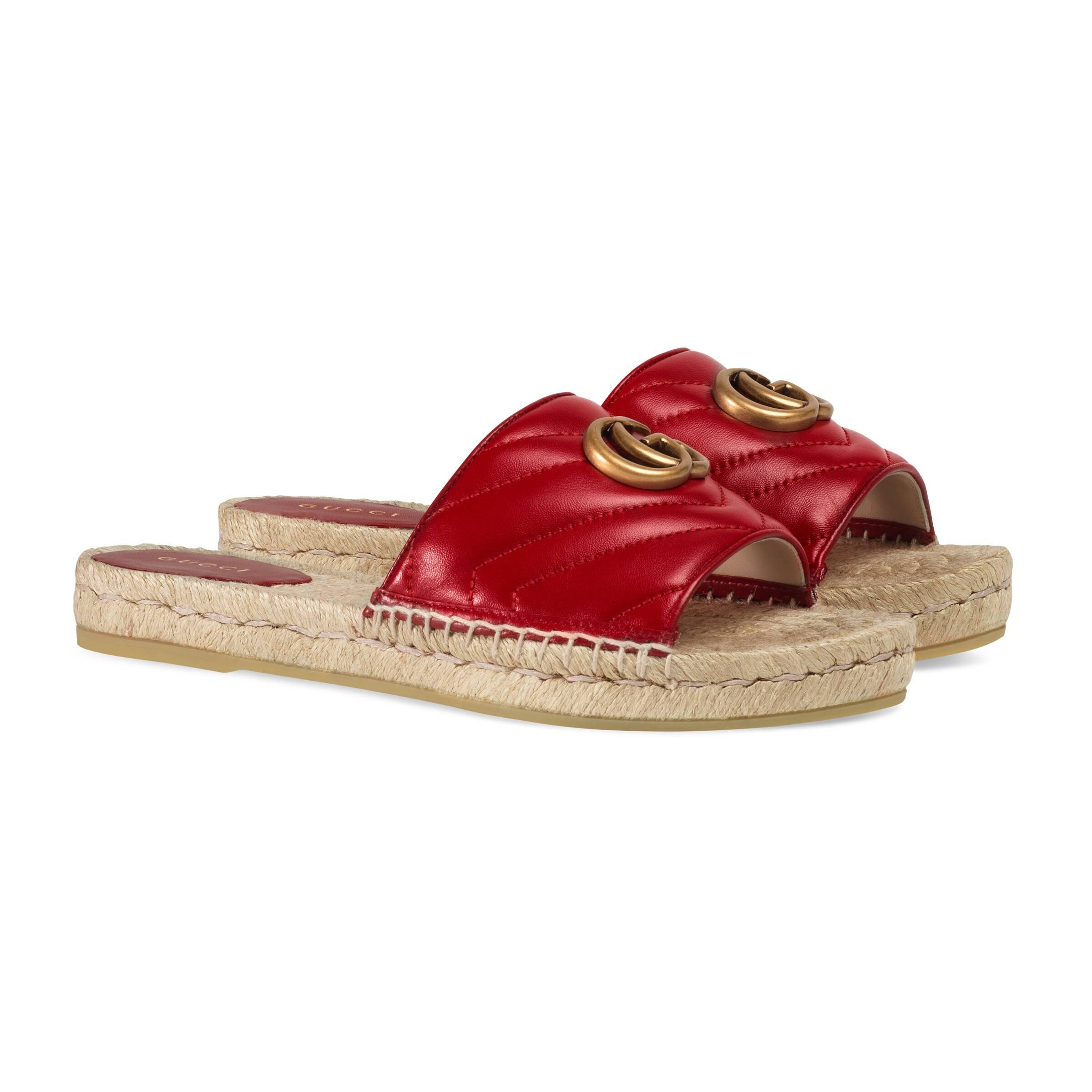 espadrille sliders