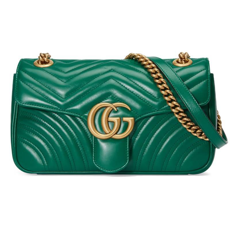 emerald green gucci bag
