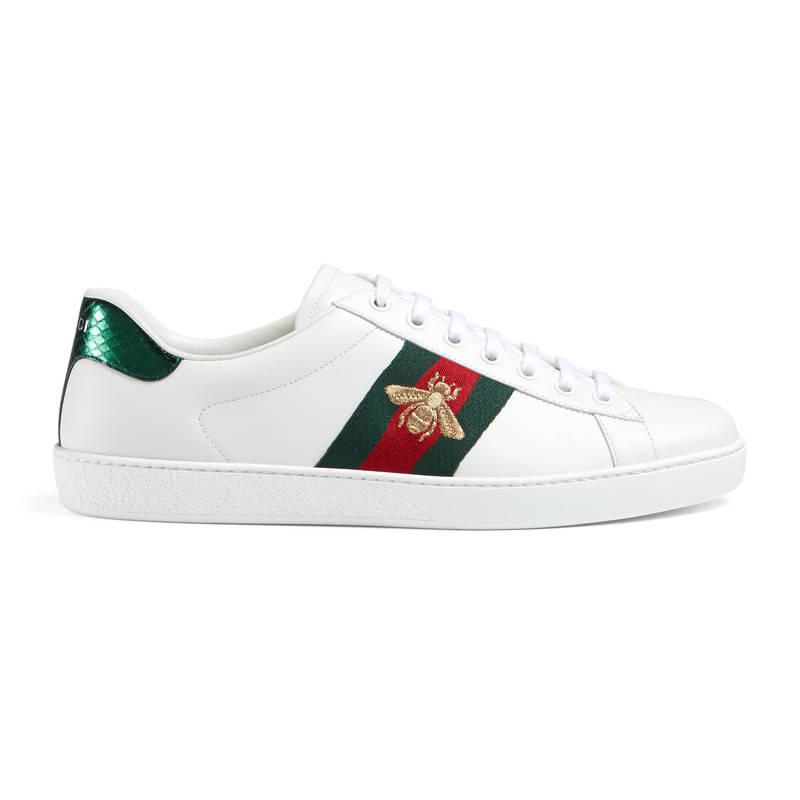 Lyst - Gucci Ace Embroidered Low-top Sneaker in White for Men