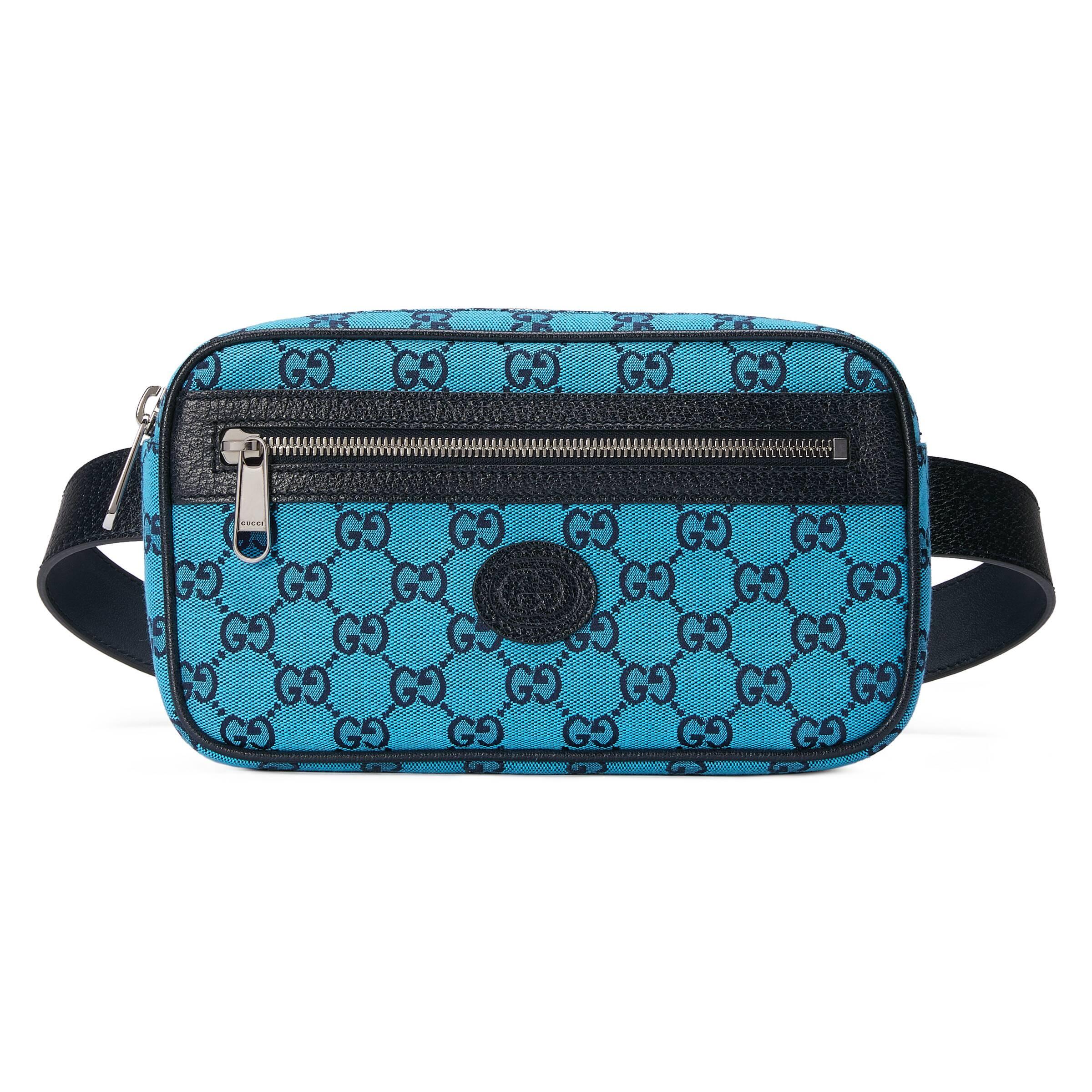 Gucci GG Multicolour Belt Bag in Blue for Men