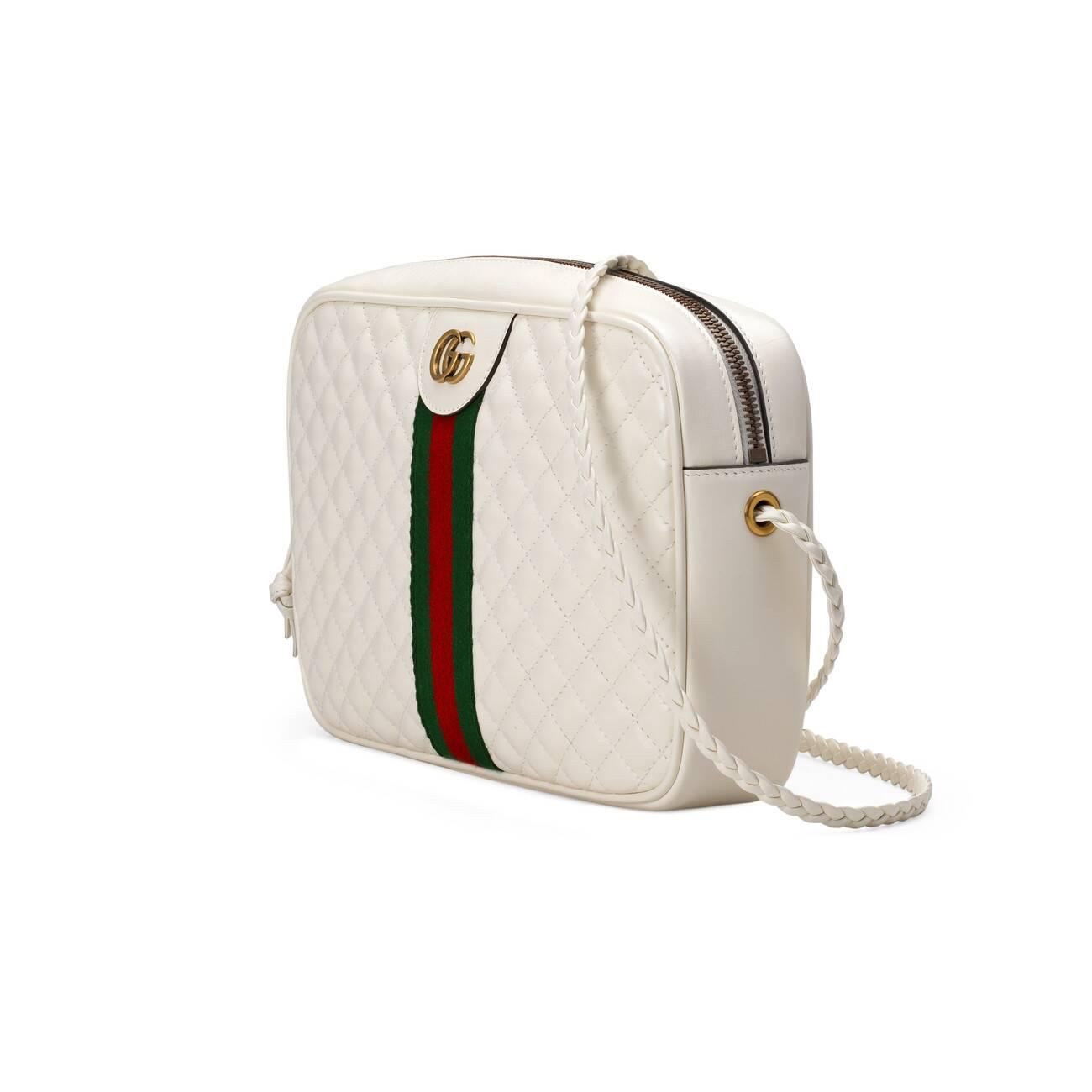 quilted leather small shoulder bag gucci
