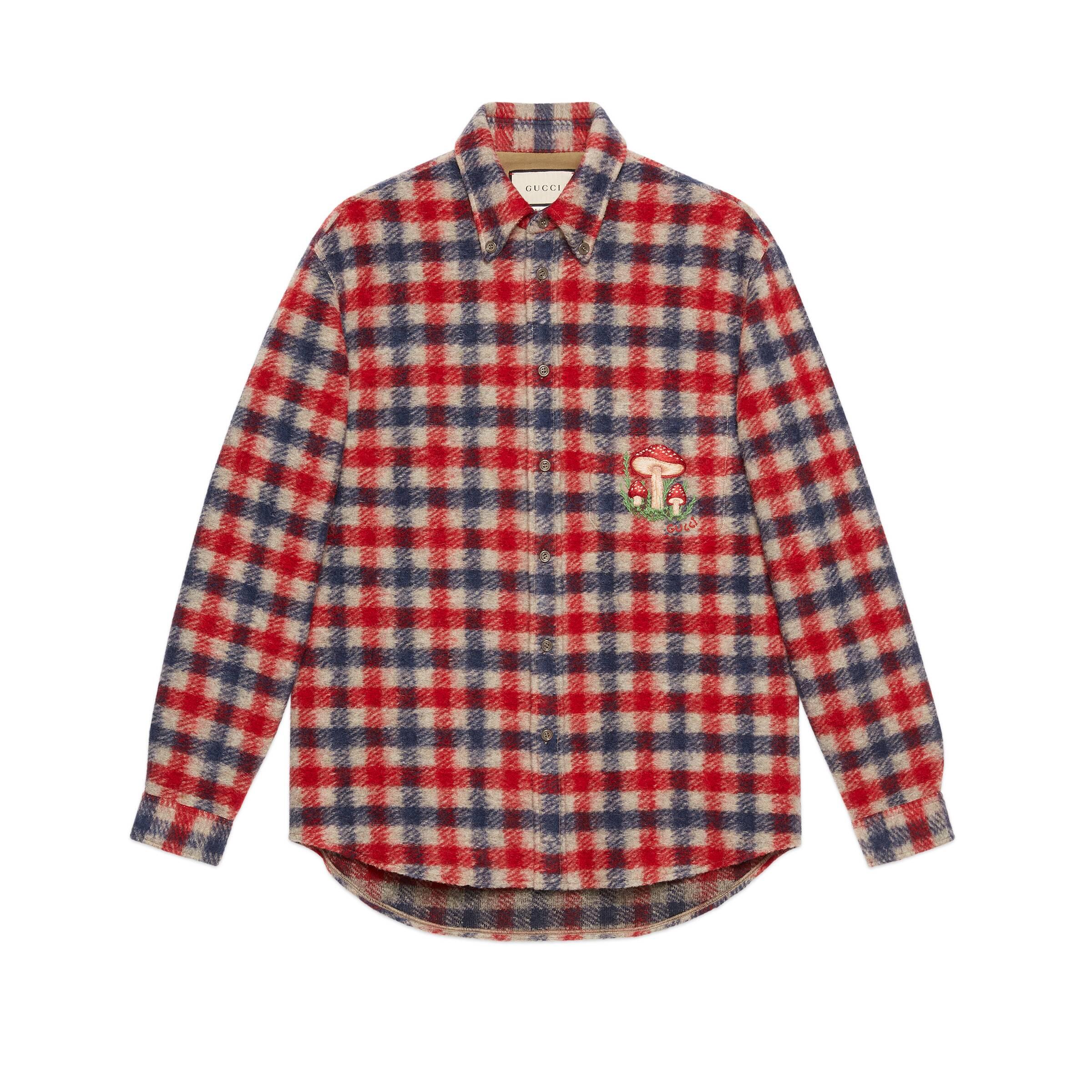 gucci mushroom shirt