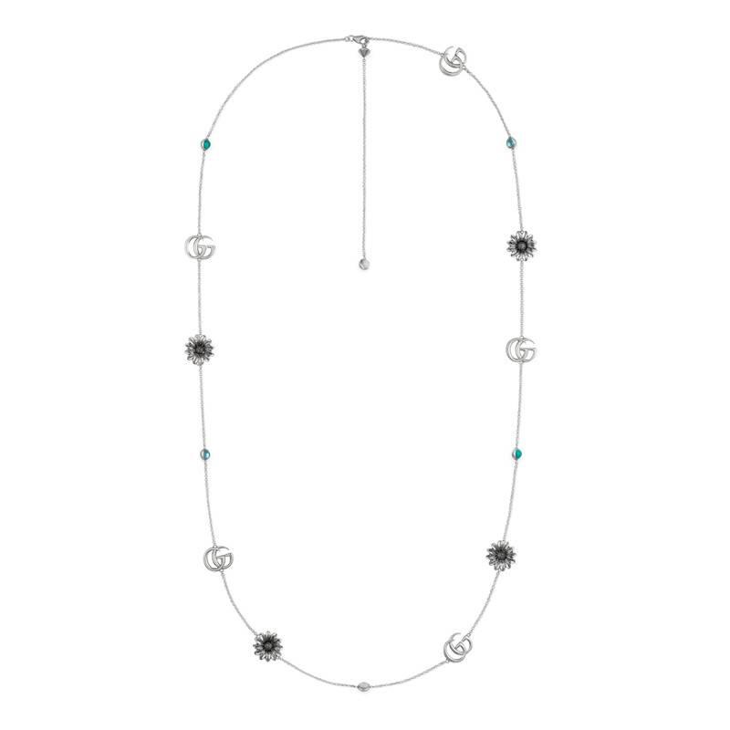 Gucci Double G Flower Necklace in 