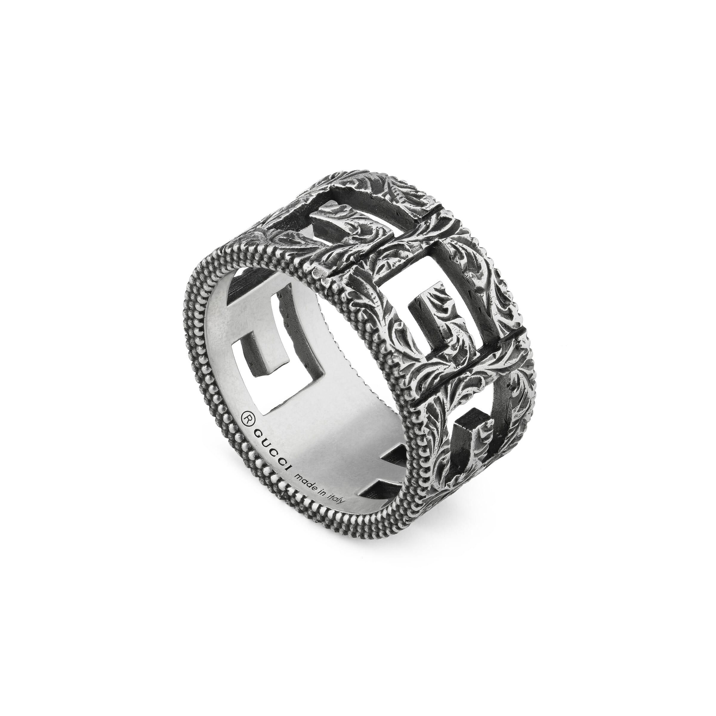 Gucci Ring With Square G Motif in 