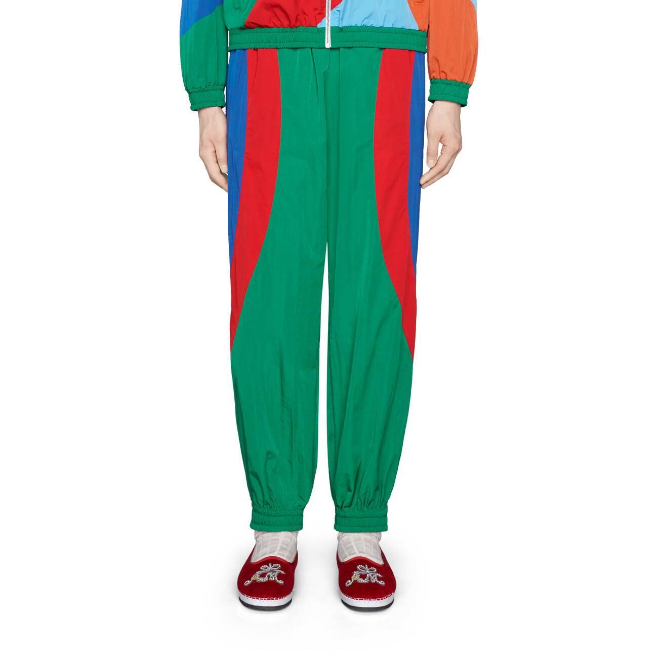 Gucci Synthetic Waterproof Nylon jogging Pant in White for Men Lyst