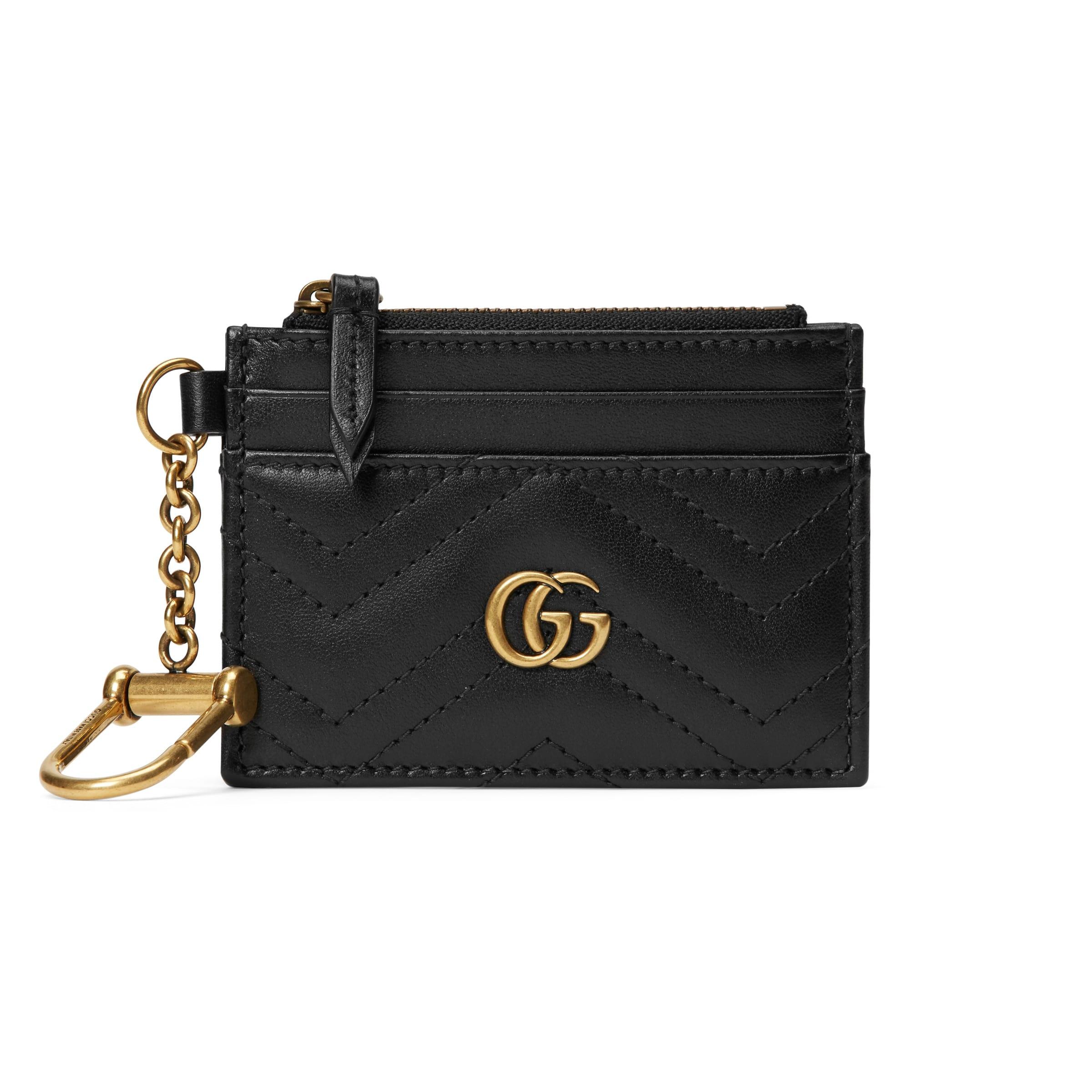 gg marmont keychain wallet