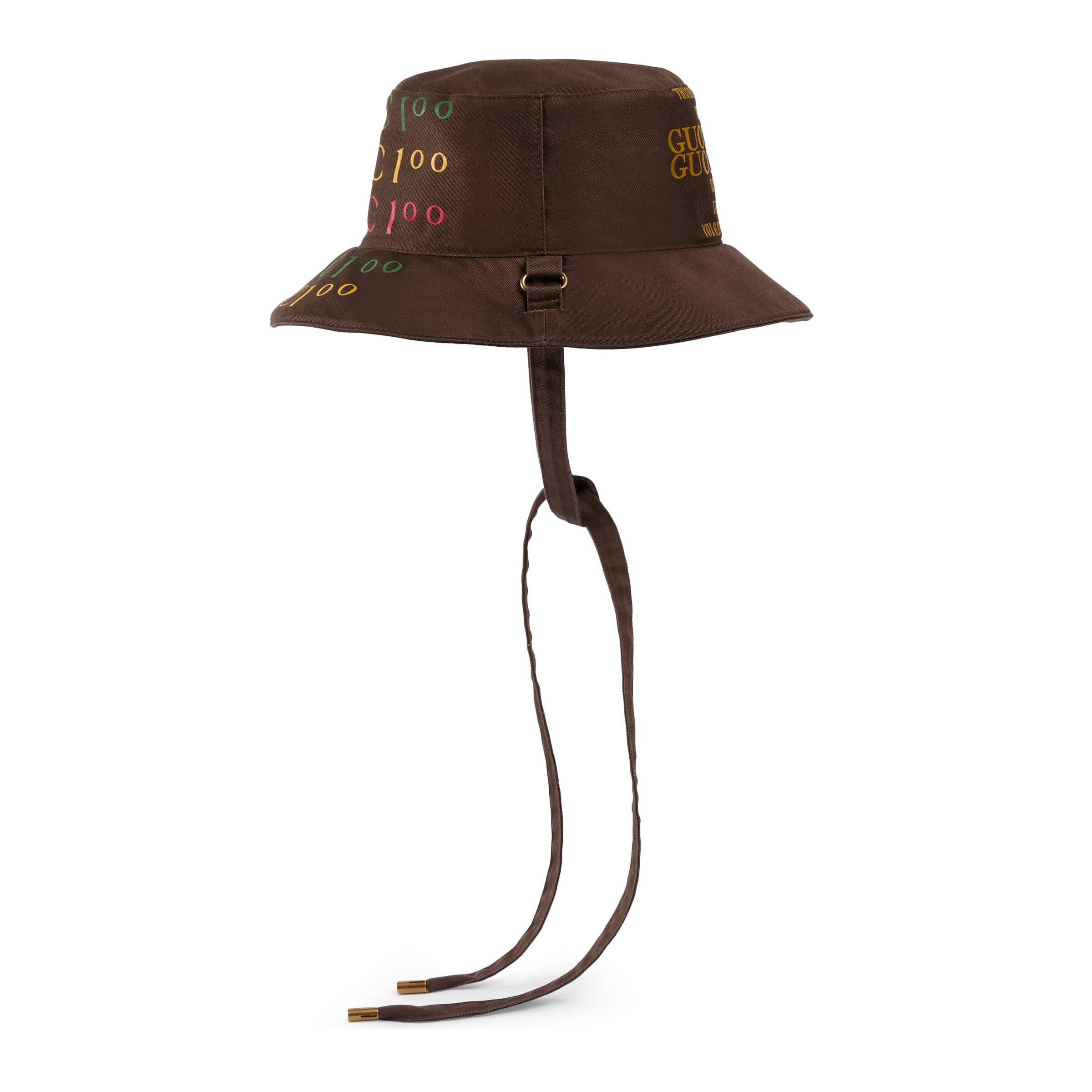 Gucci Cotton 100 Reversible Bucket Hat 