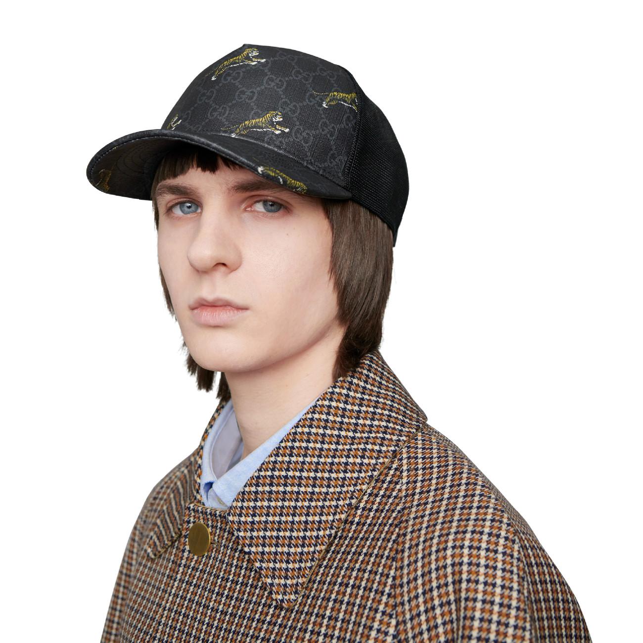 gucci tiger print cap