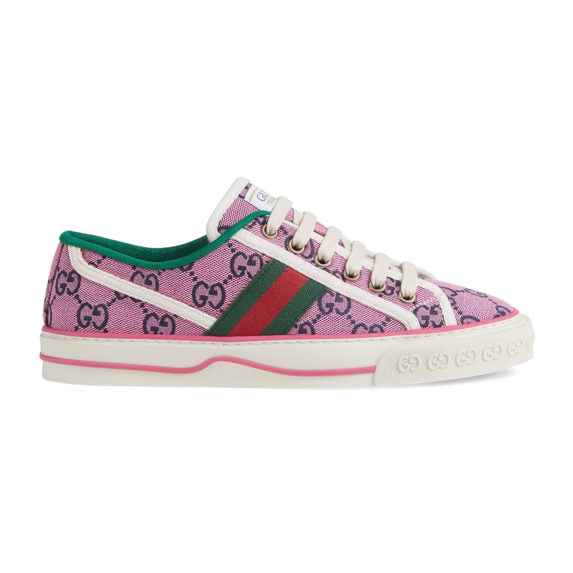 Gucci Tennis 1977 GG Low-top Sneakers in Pink | Lyst Australia