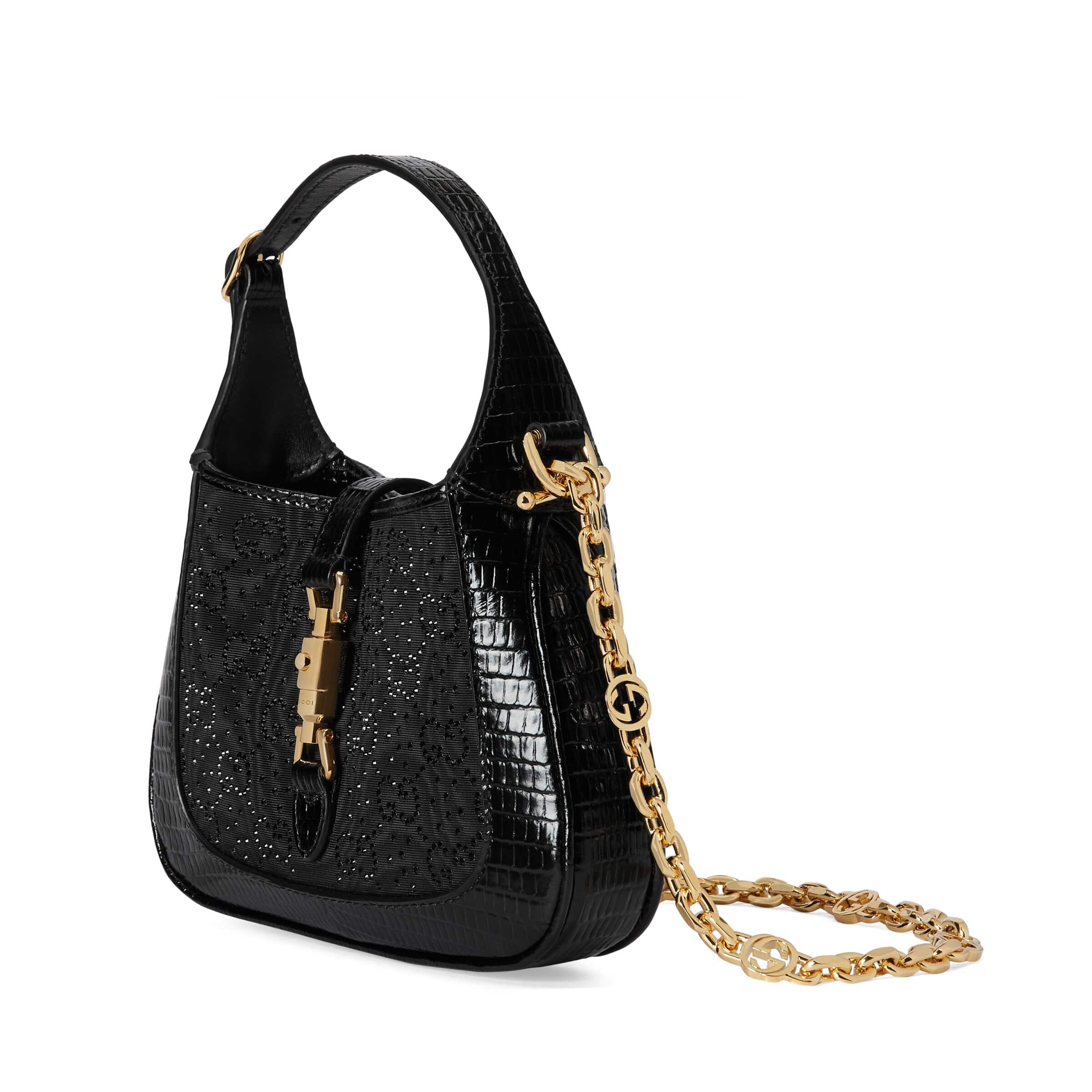 Gucci GG Crystal Jackie Bag - Gold Shoulder Bags, Handbags - GUC1309396