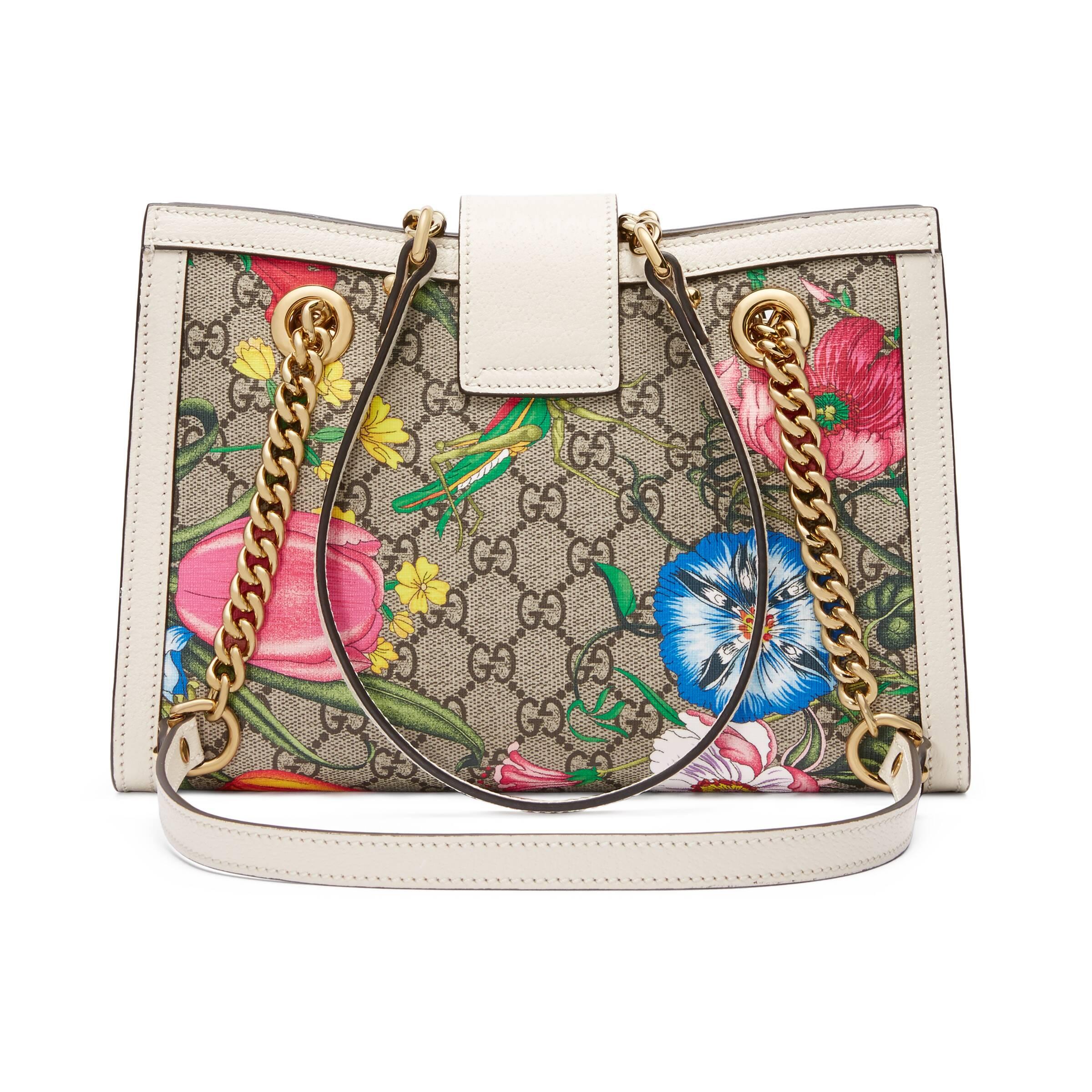 padlock gg flora small shoulder bag