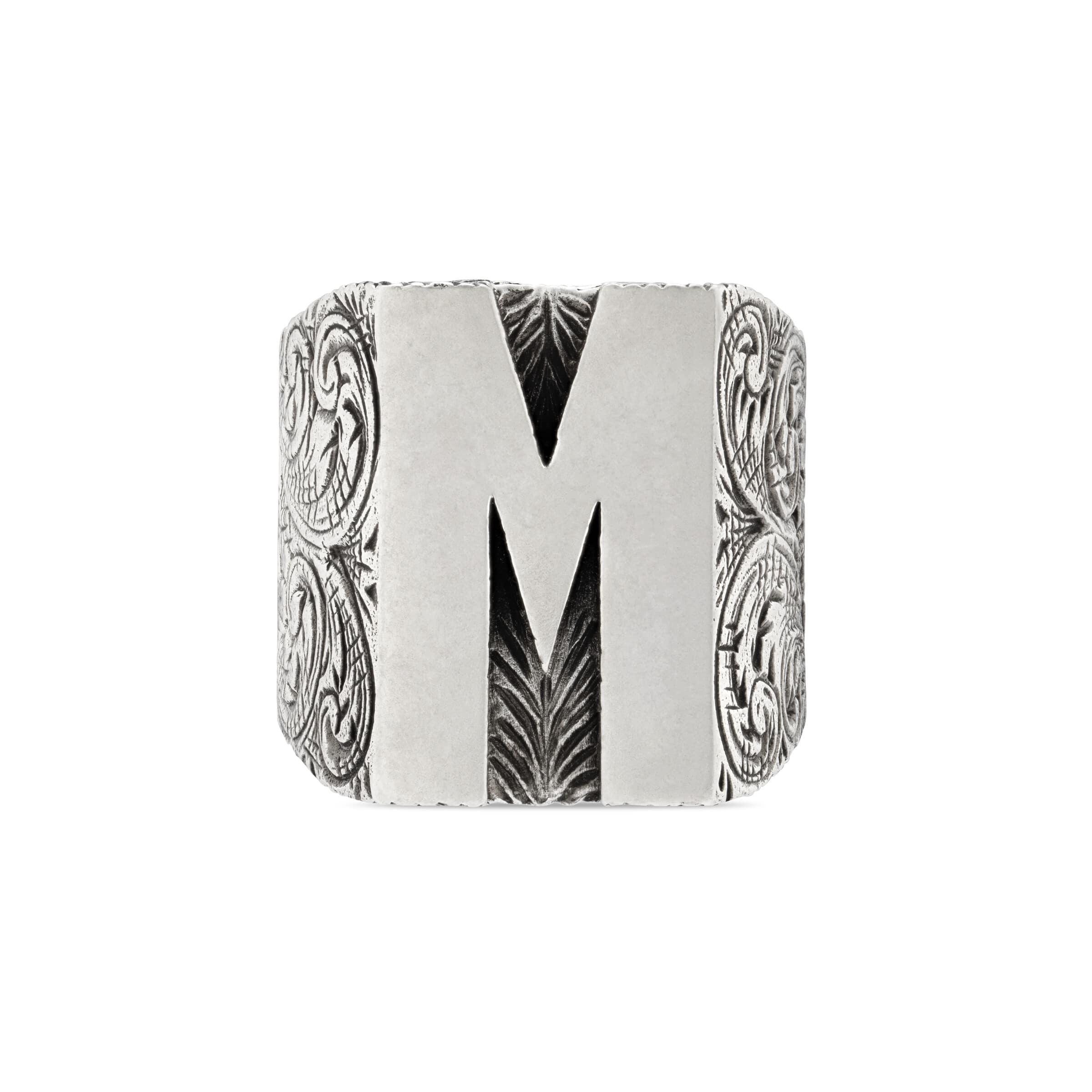 Gucci Letters 'm' Ring | Lyst
