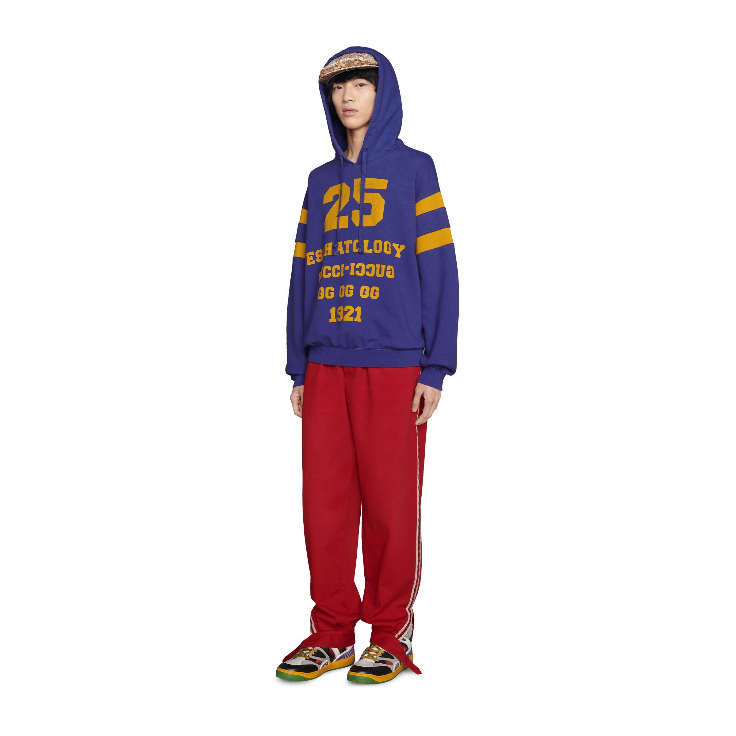 Gucci Sweatshirt With '25 Eschatology And Blind For Love 1921 ' Print in Blue Men | Lyst