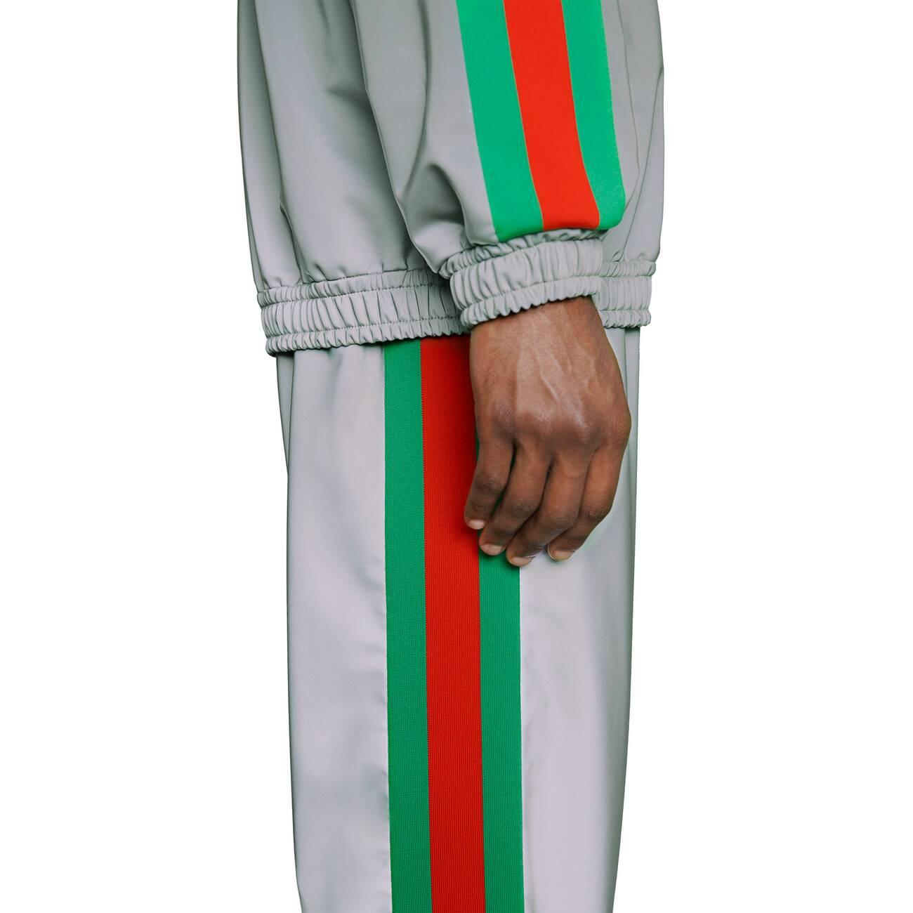 Gucci Loose Reflective Jersey jogging Pant in Green for Men - Lyst
