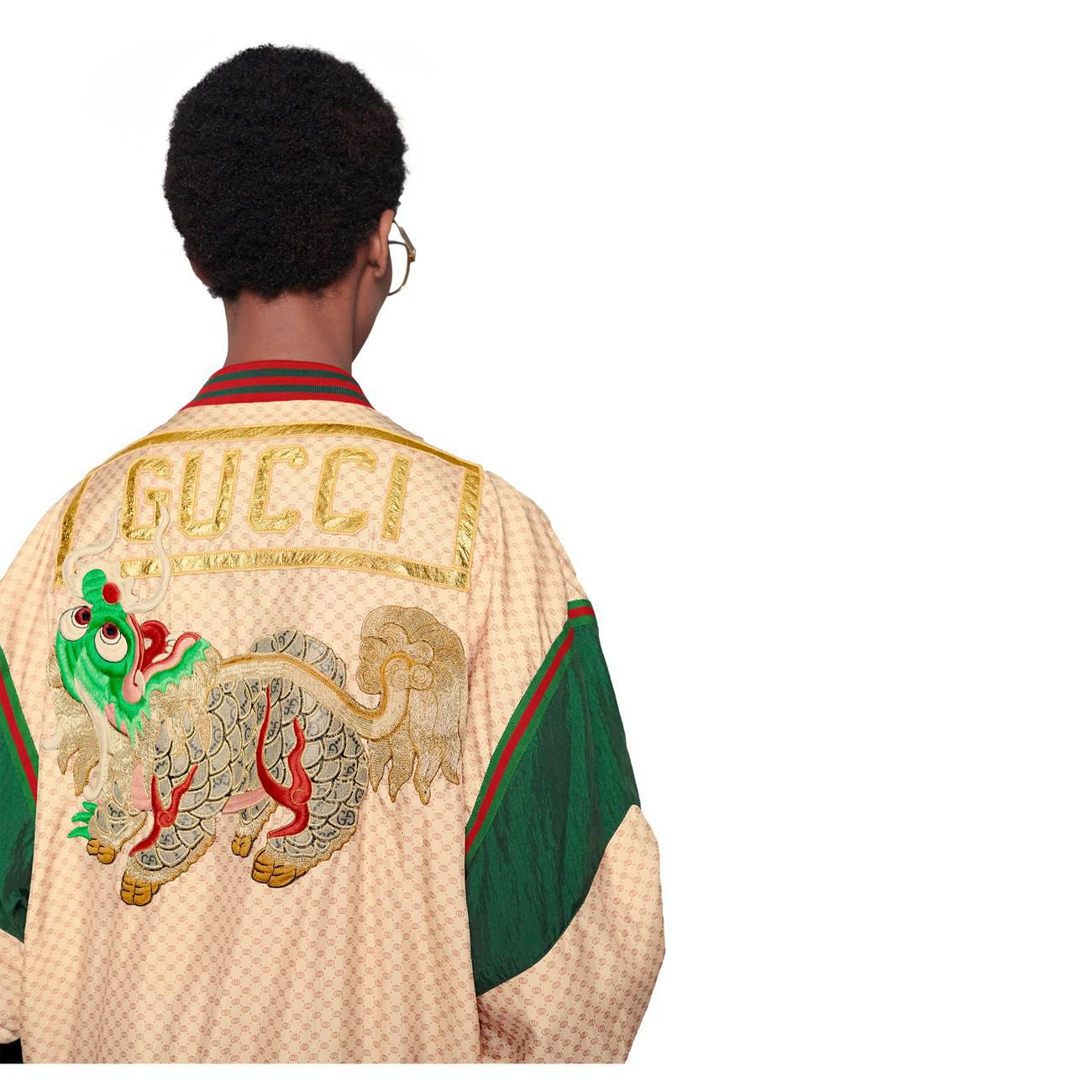 Gucci X Dapper Dan 2018 GG Canvas Trucker Jacket w/ Tags - Neutrals  Outerwear, Clothing - GUC1375920
