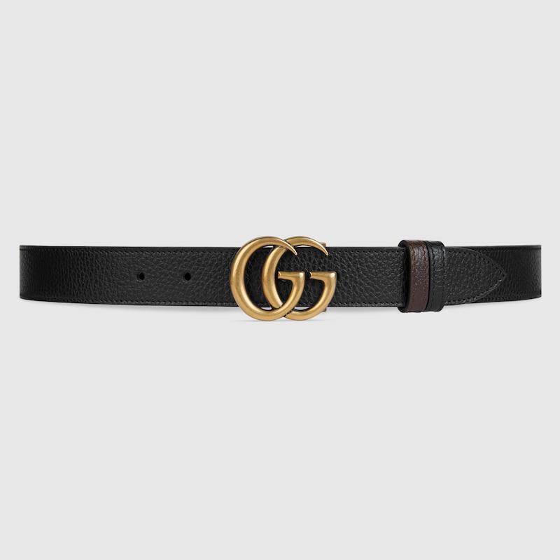 【美品】GUCCI リバーシブルベルト グッチ GUCCI ベルト シグネチャーリバーシブルベルト 473030