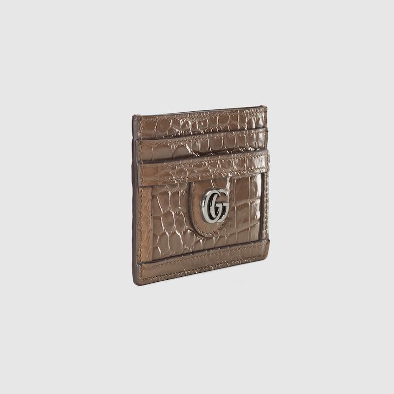 Gucci double g store card holder