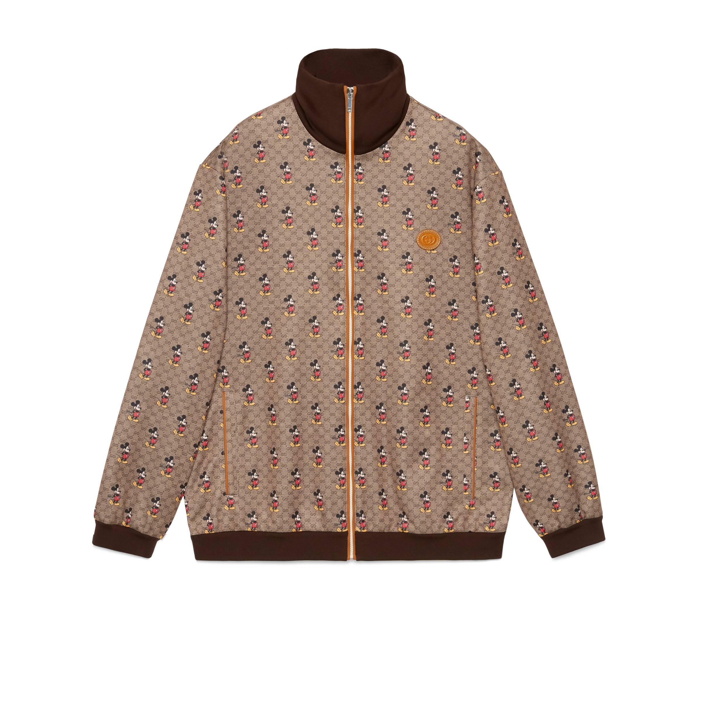 Gucci Disney X Oversize Jacket in Brown for Men | Lyst
