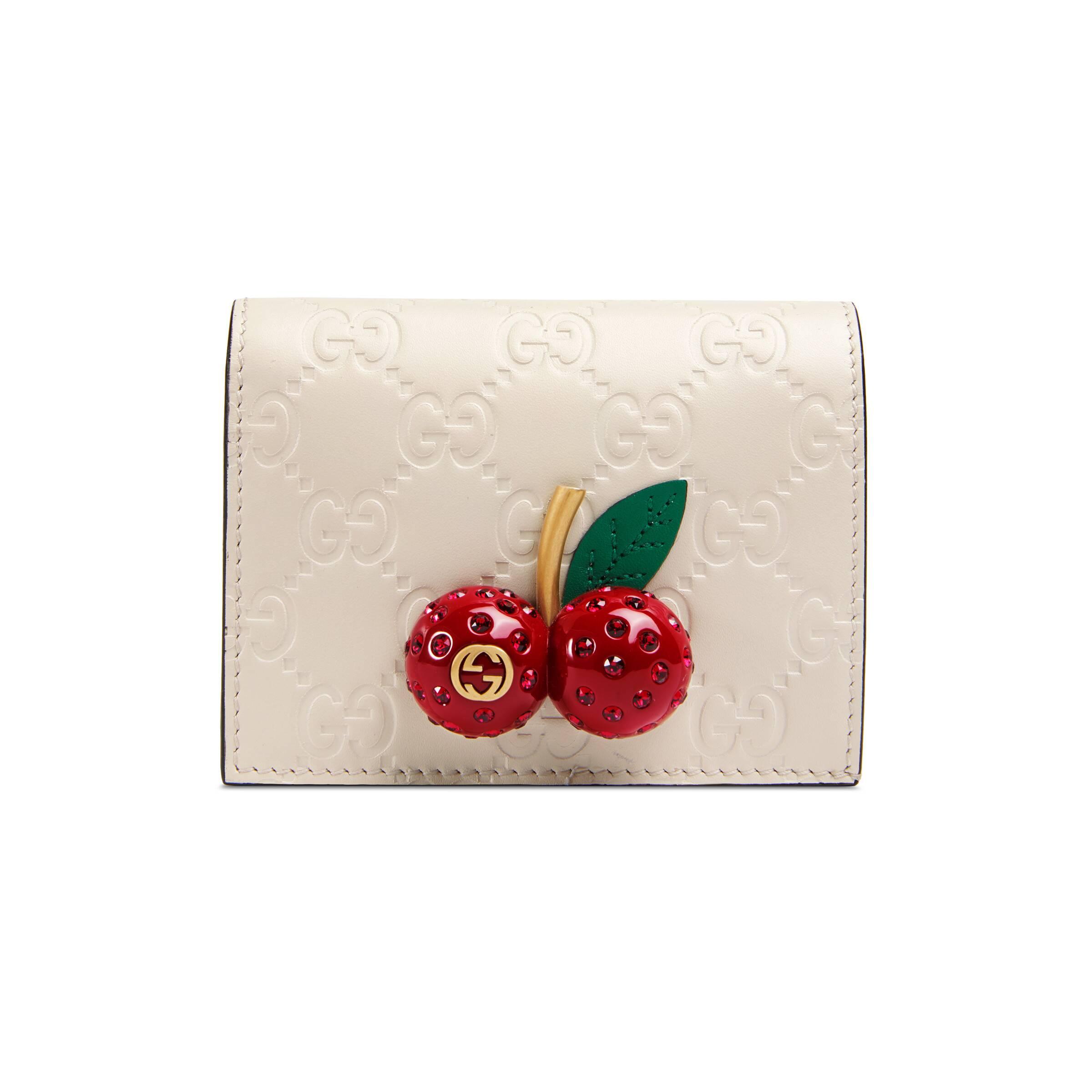 gucci cherry wallet