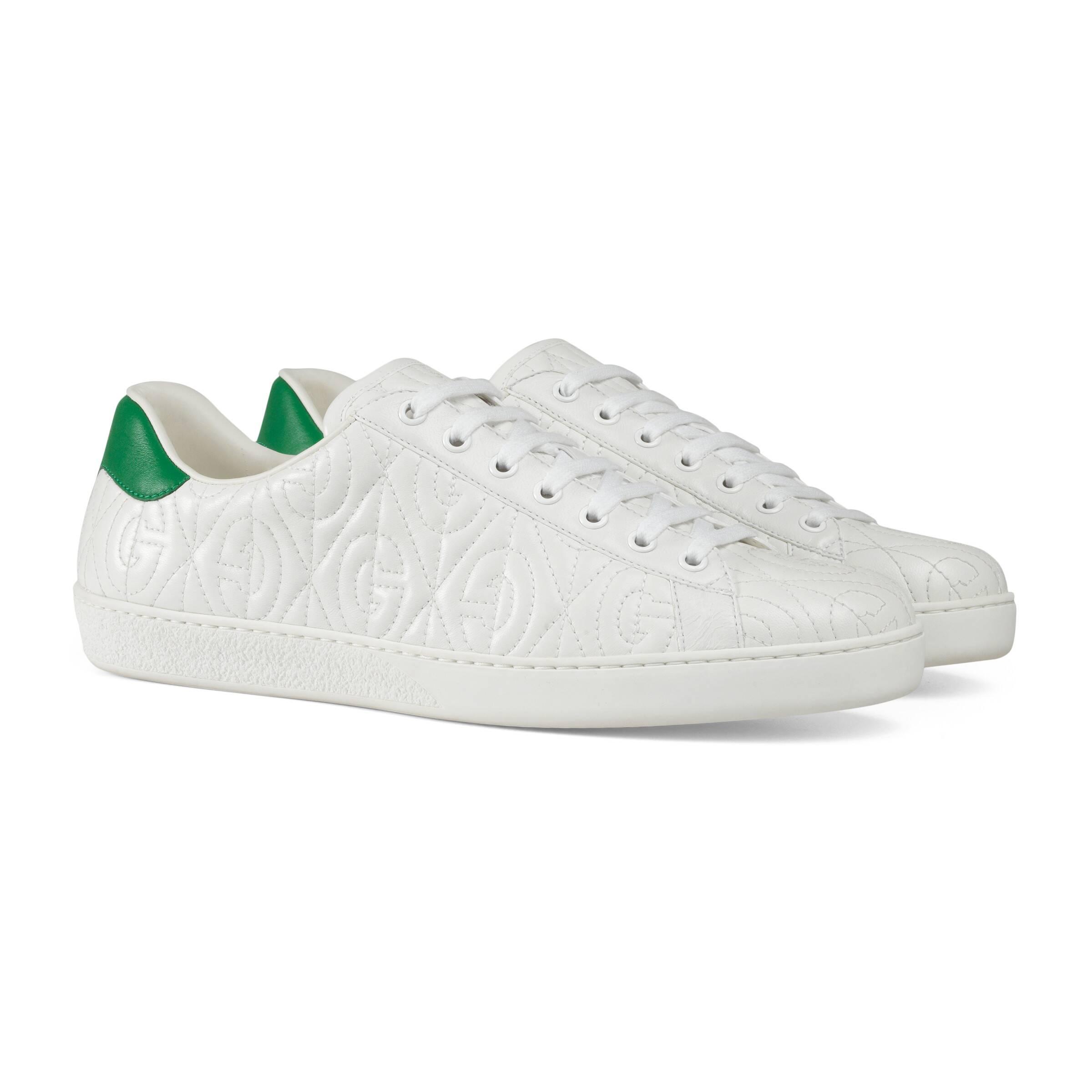 gucci ace g rhombus sneaker
