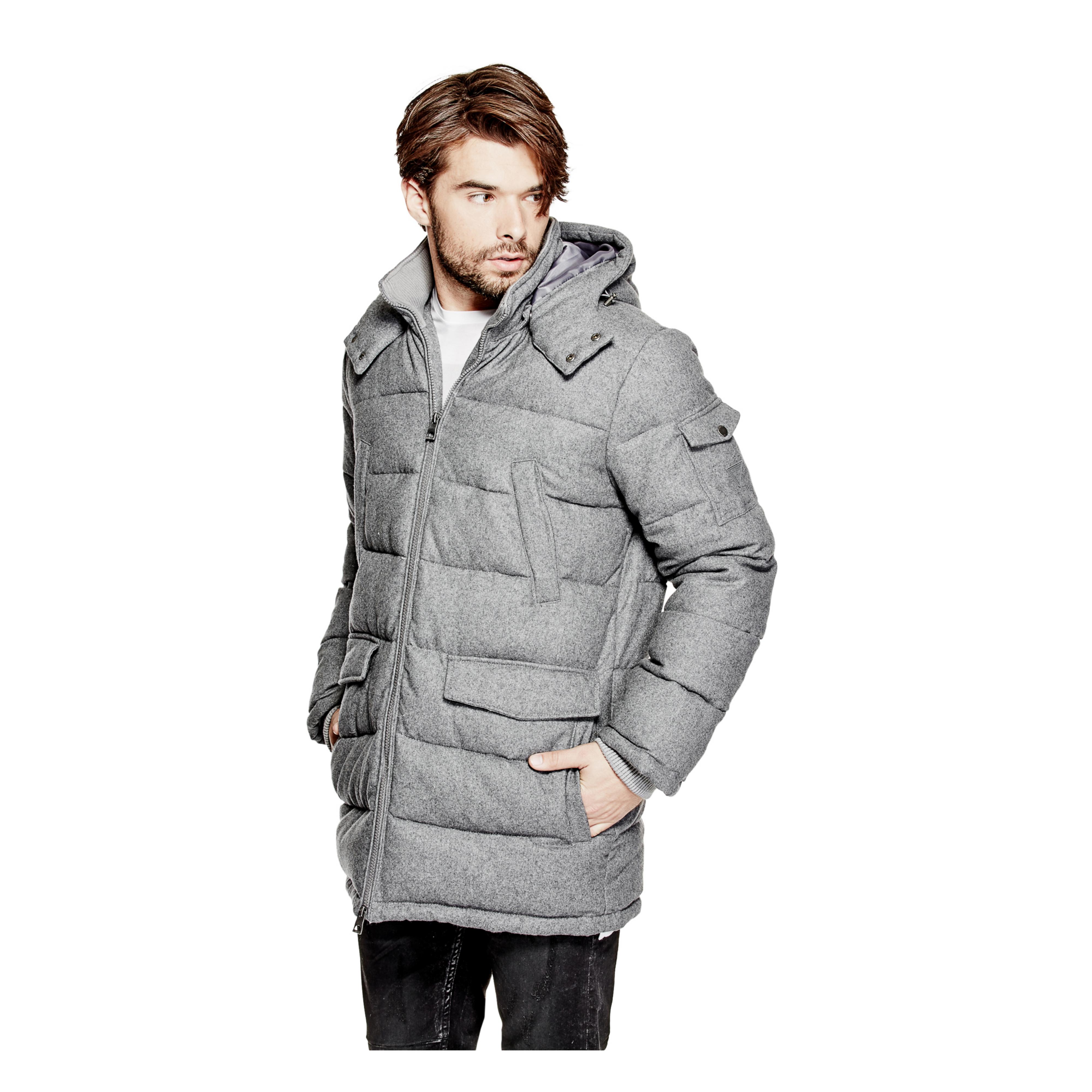 guess mens puffer coat