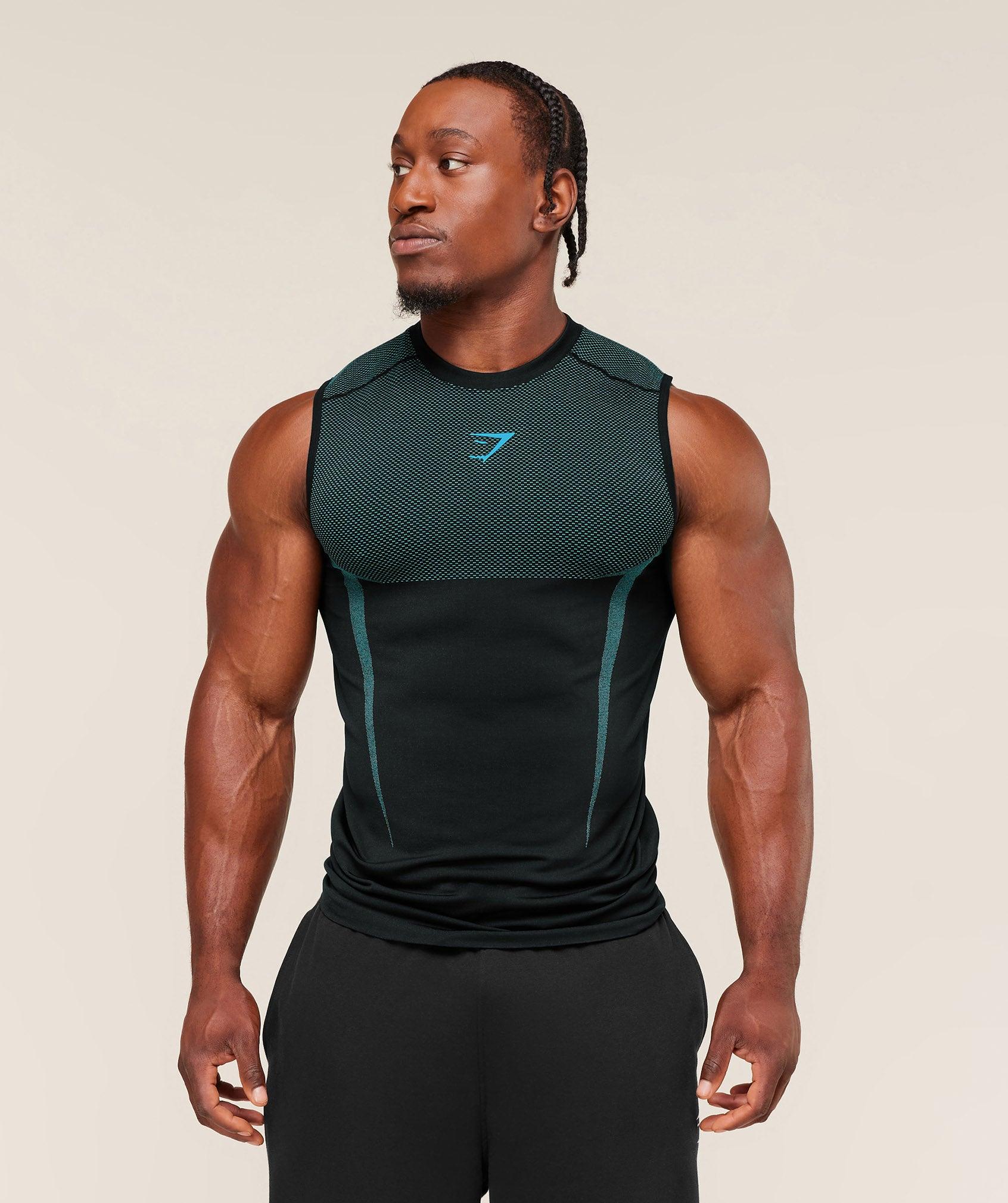 ウエイトトレーニング  Onyx 5.0 Seamless Tank S GYMSHARK Onyx 5.0 Seamless Tank in Green for Men | Lyst