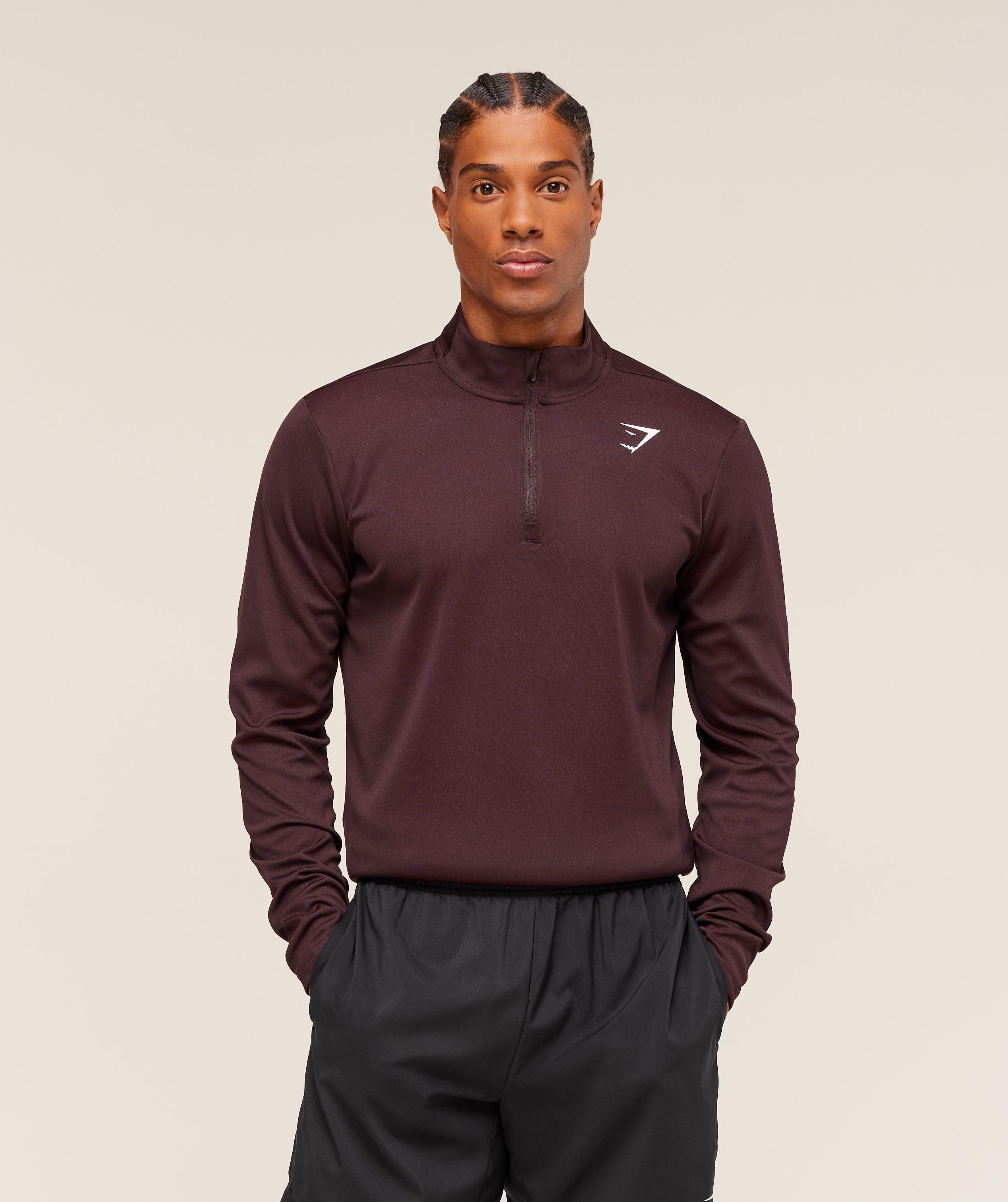 GYMSHARK Arrival 1/4 Zip in Red for Men Lyst UK