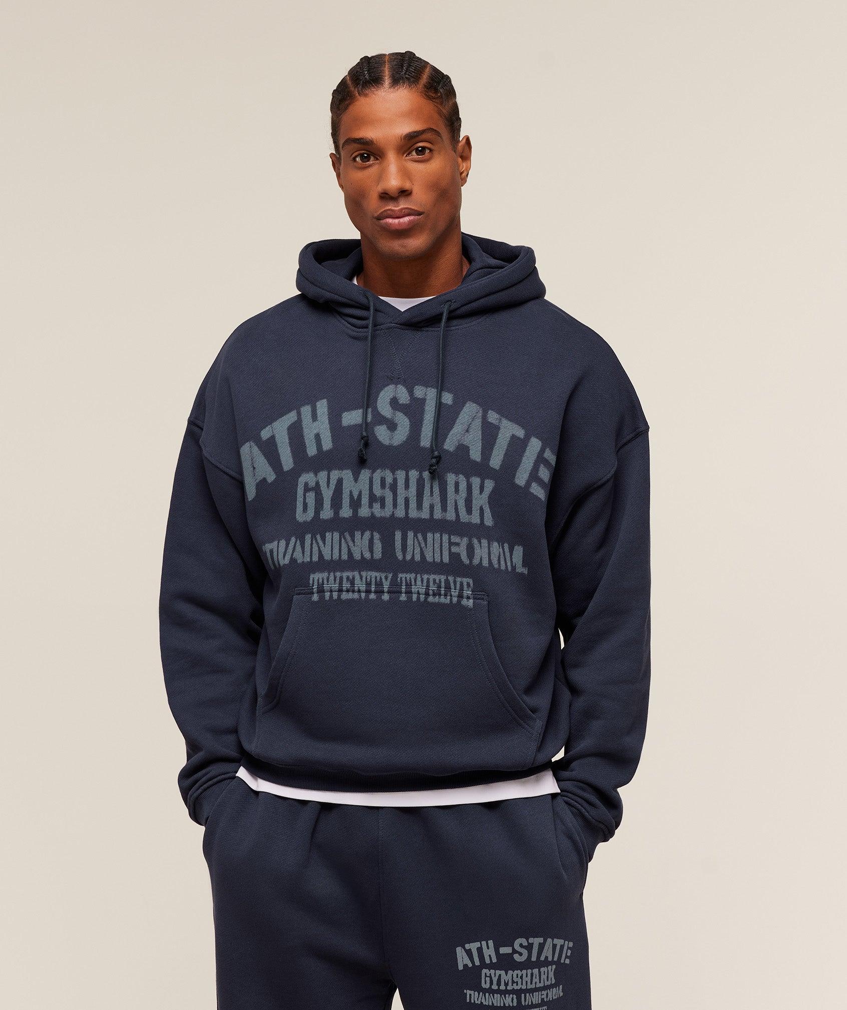 Blue Hoodie Gymshark Training Hoodie Gymshark Training Cropped