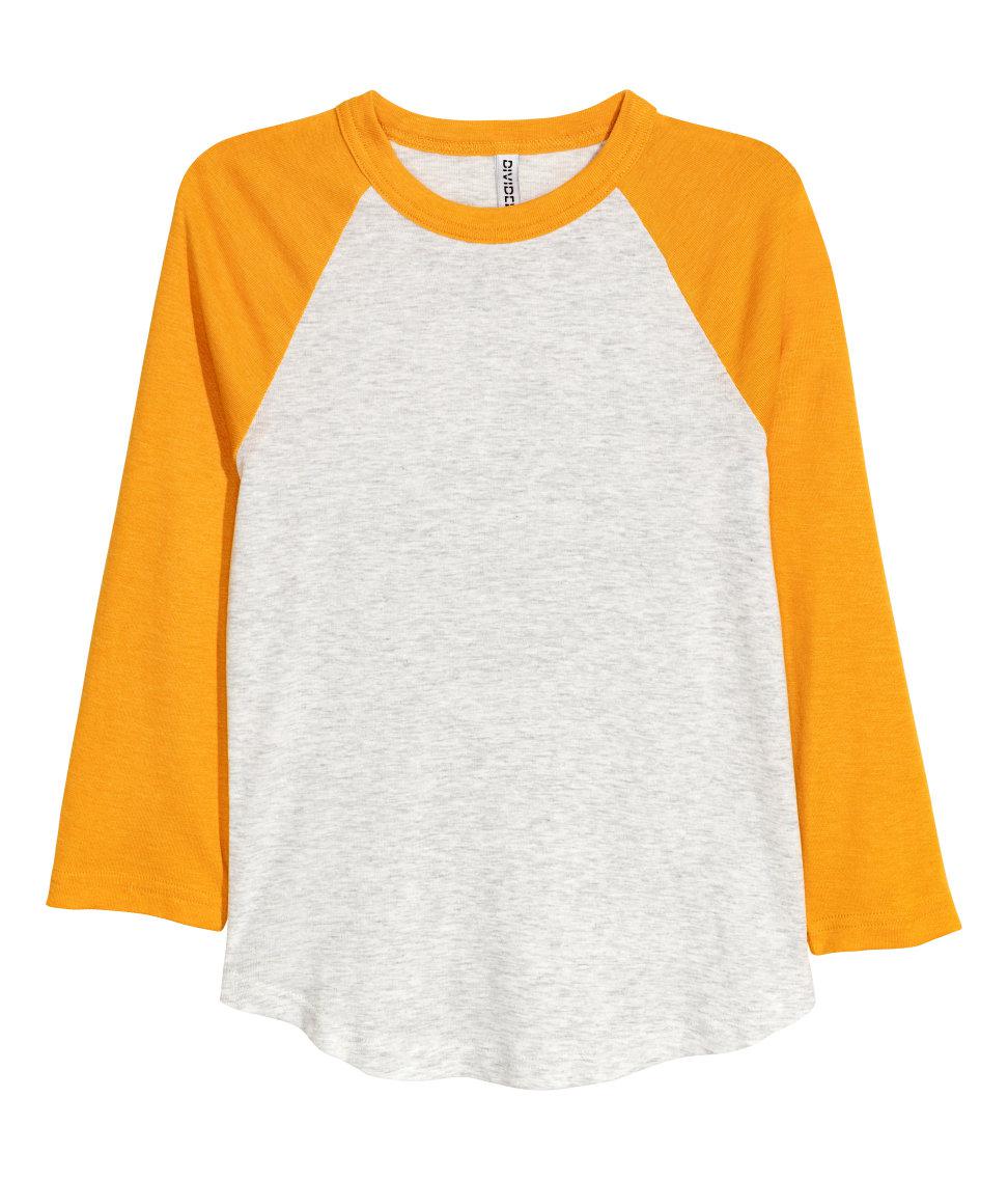 h and m yellow top