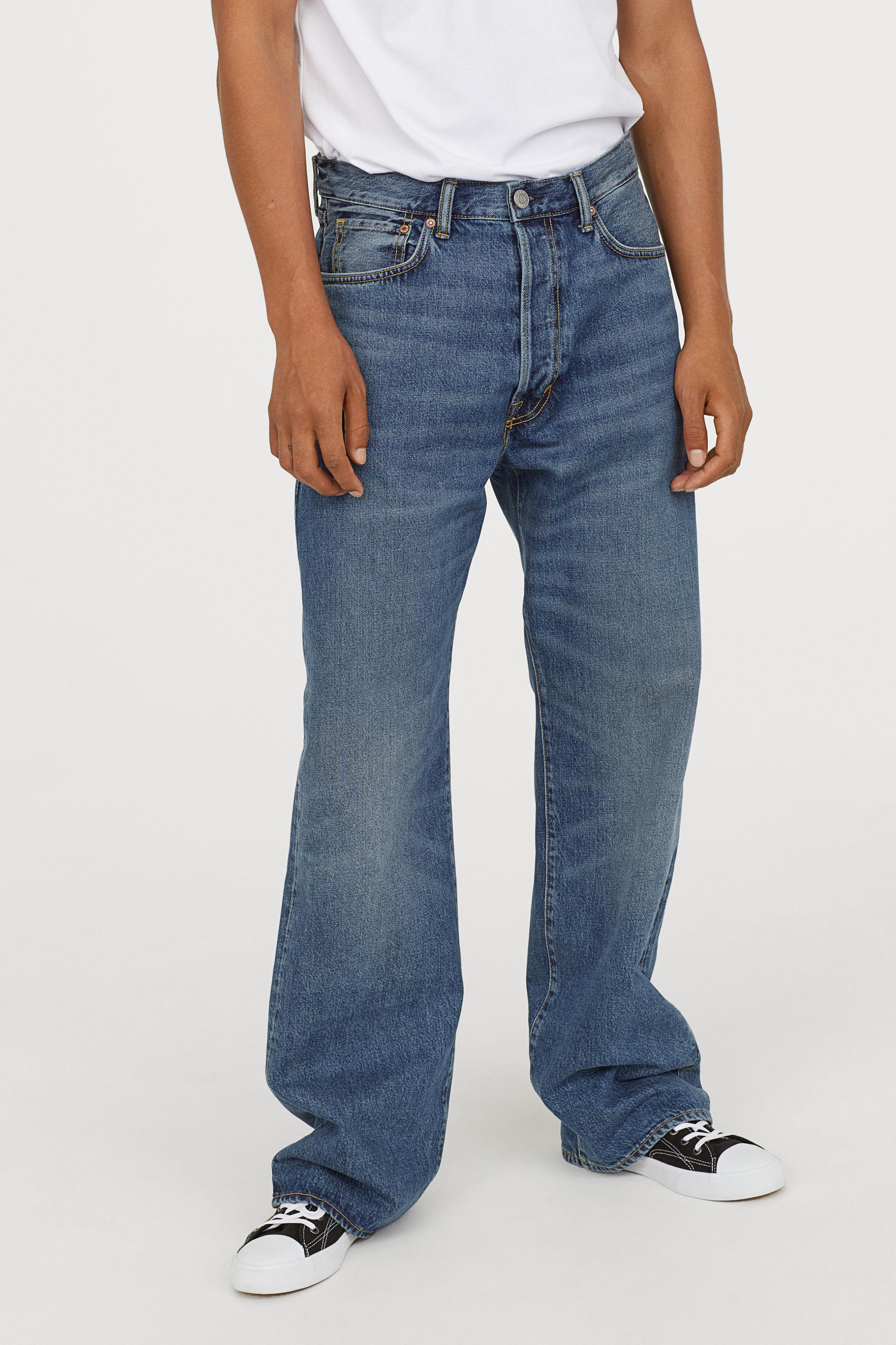 H&M Denim Vintage Loose Jeans in Denim Blue (Blue) for Men - Lyst