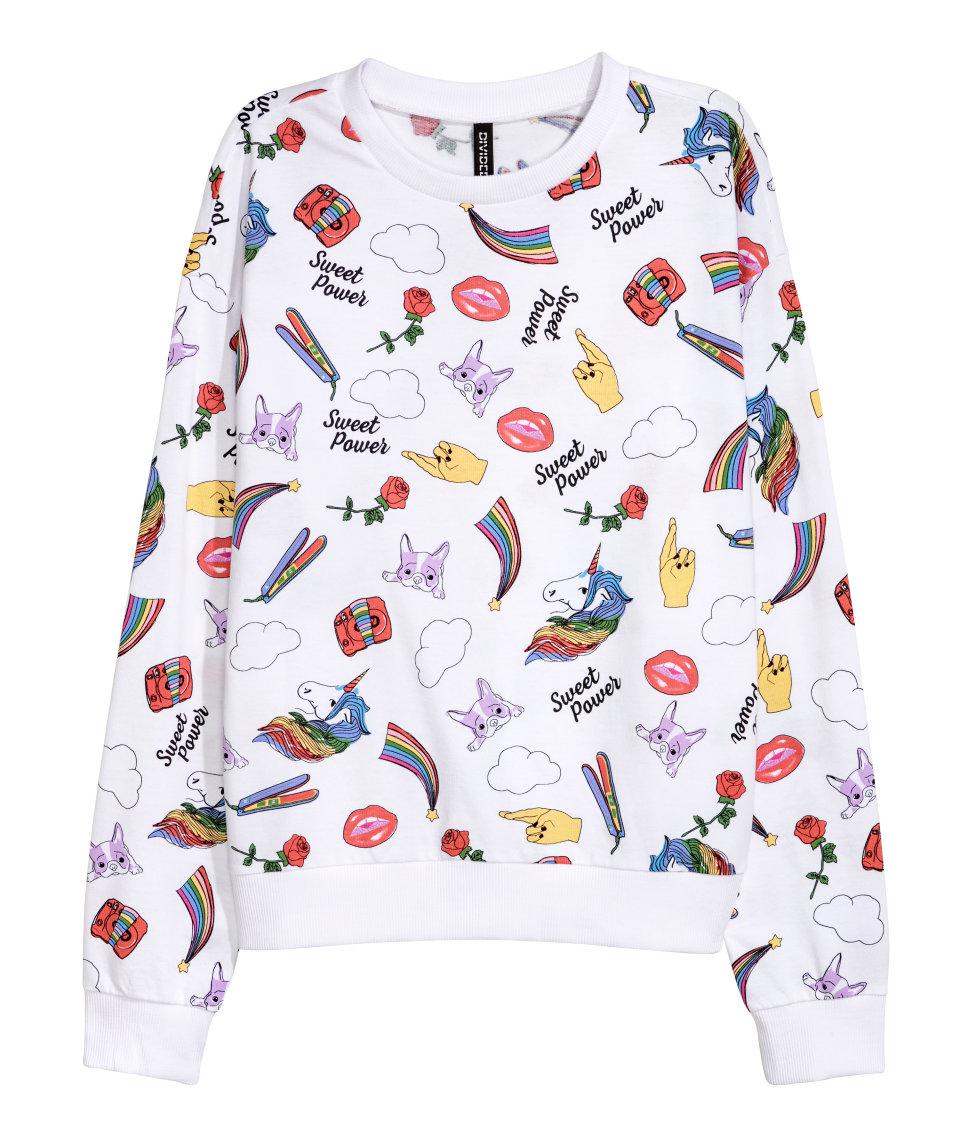 unicorn hoodie h&m