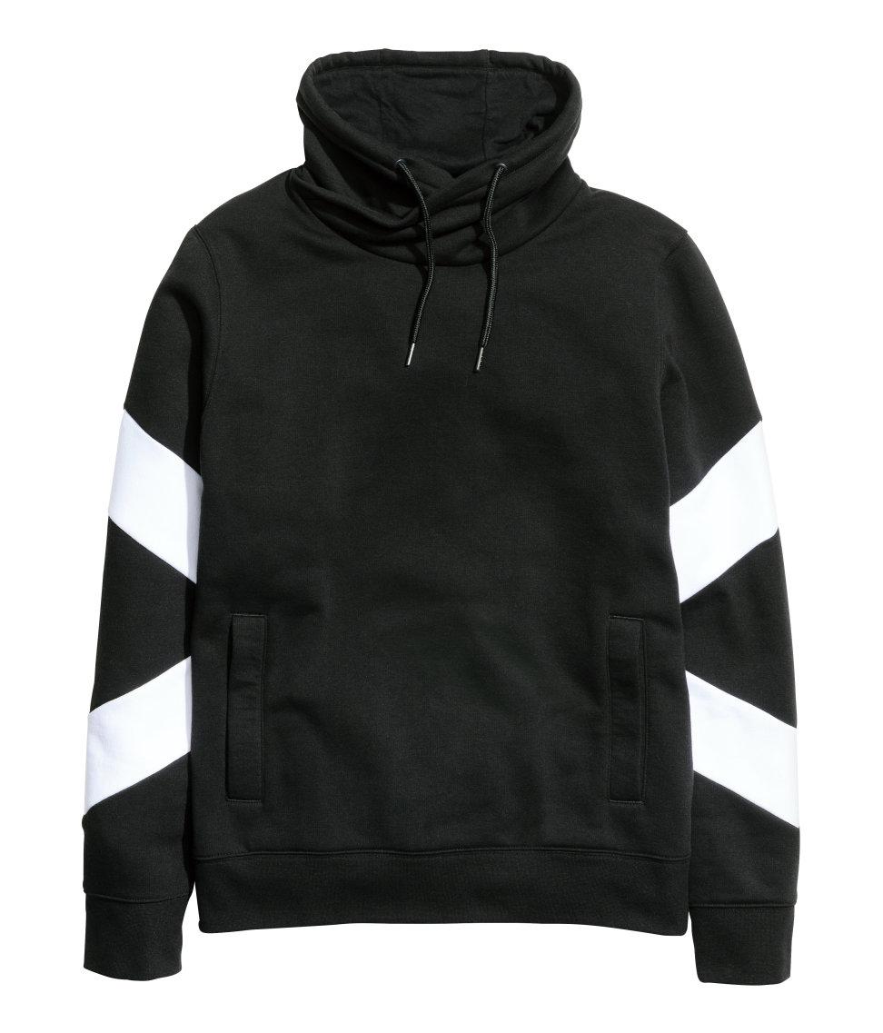 h&m funnel neck hoodie
