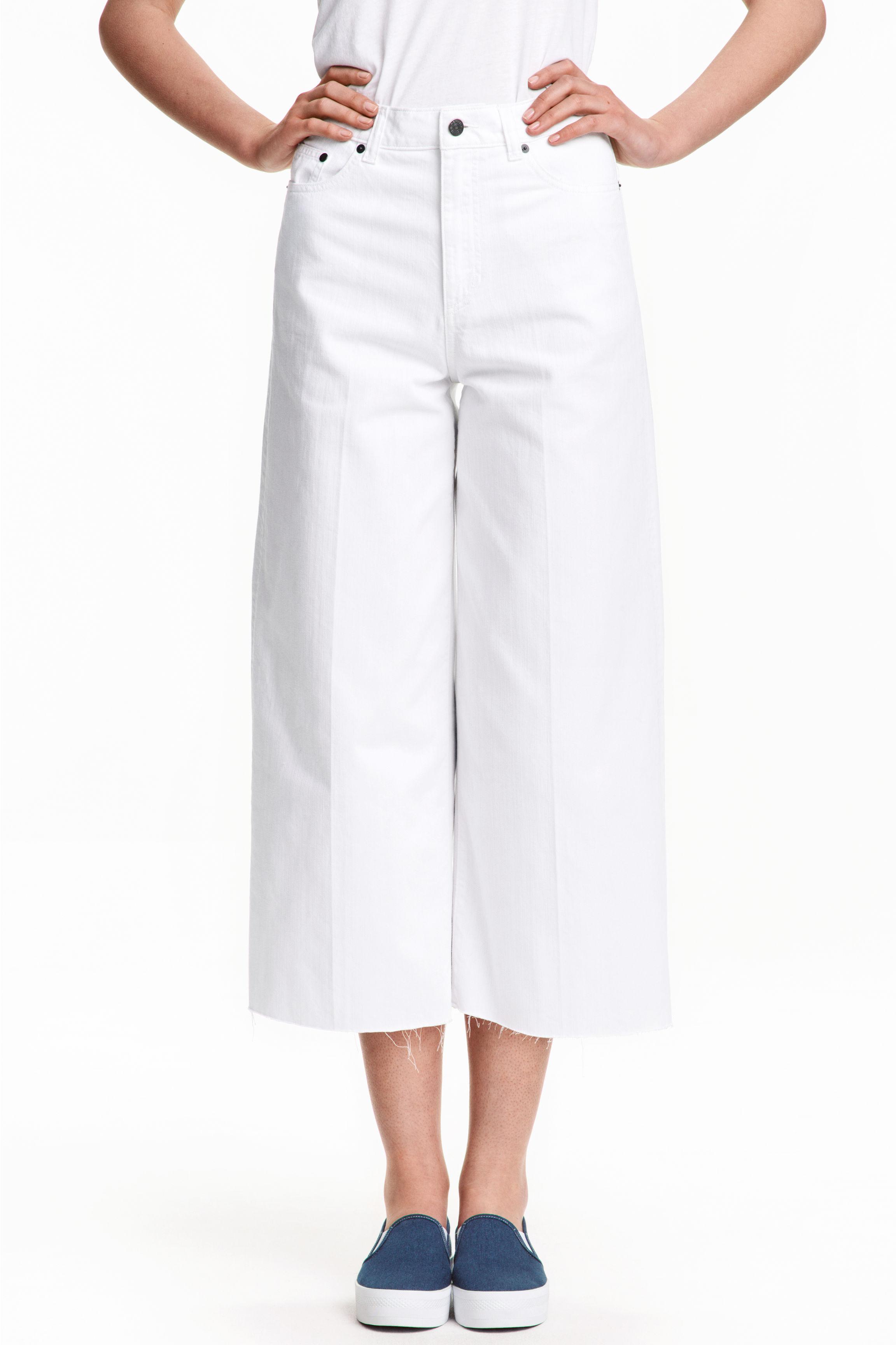 h&m culottes jeans