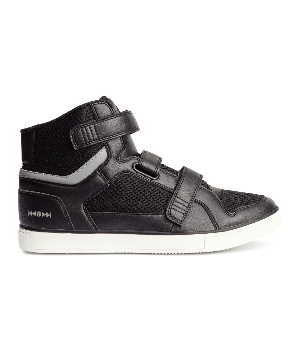 Lyst - H&M Hi-top Trainers in Black for Men