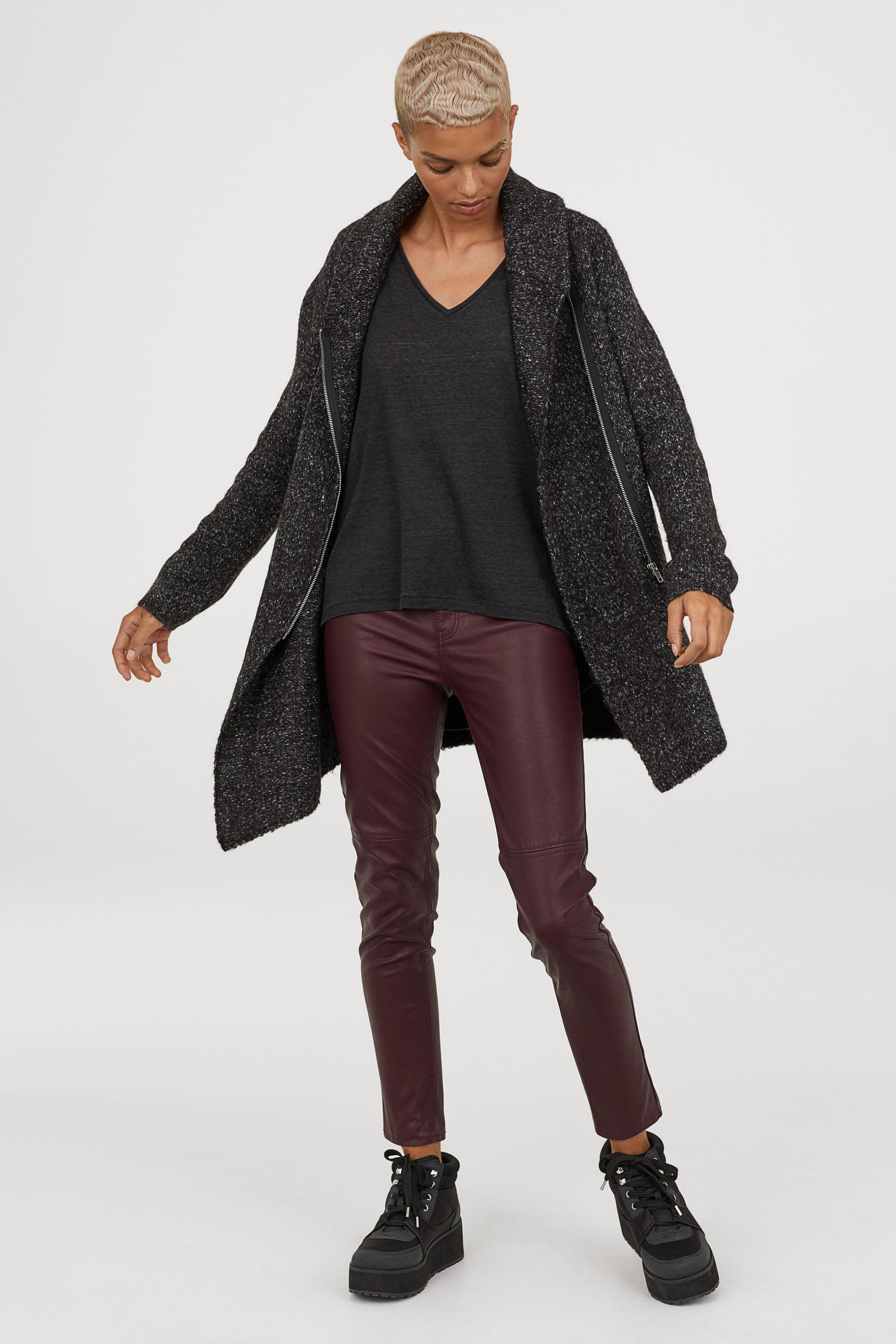 H\u0026M Faux Leather Pants | Lyst Australia