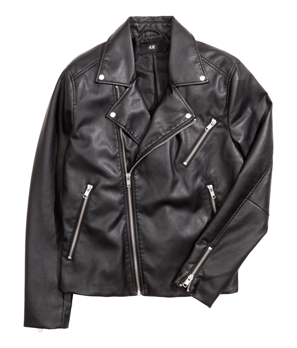 h&m black jacket