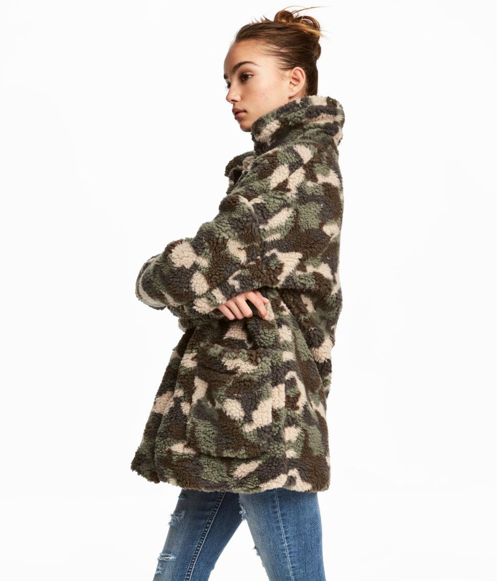 h&m camouflage jacket