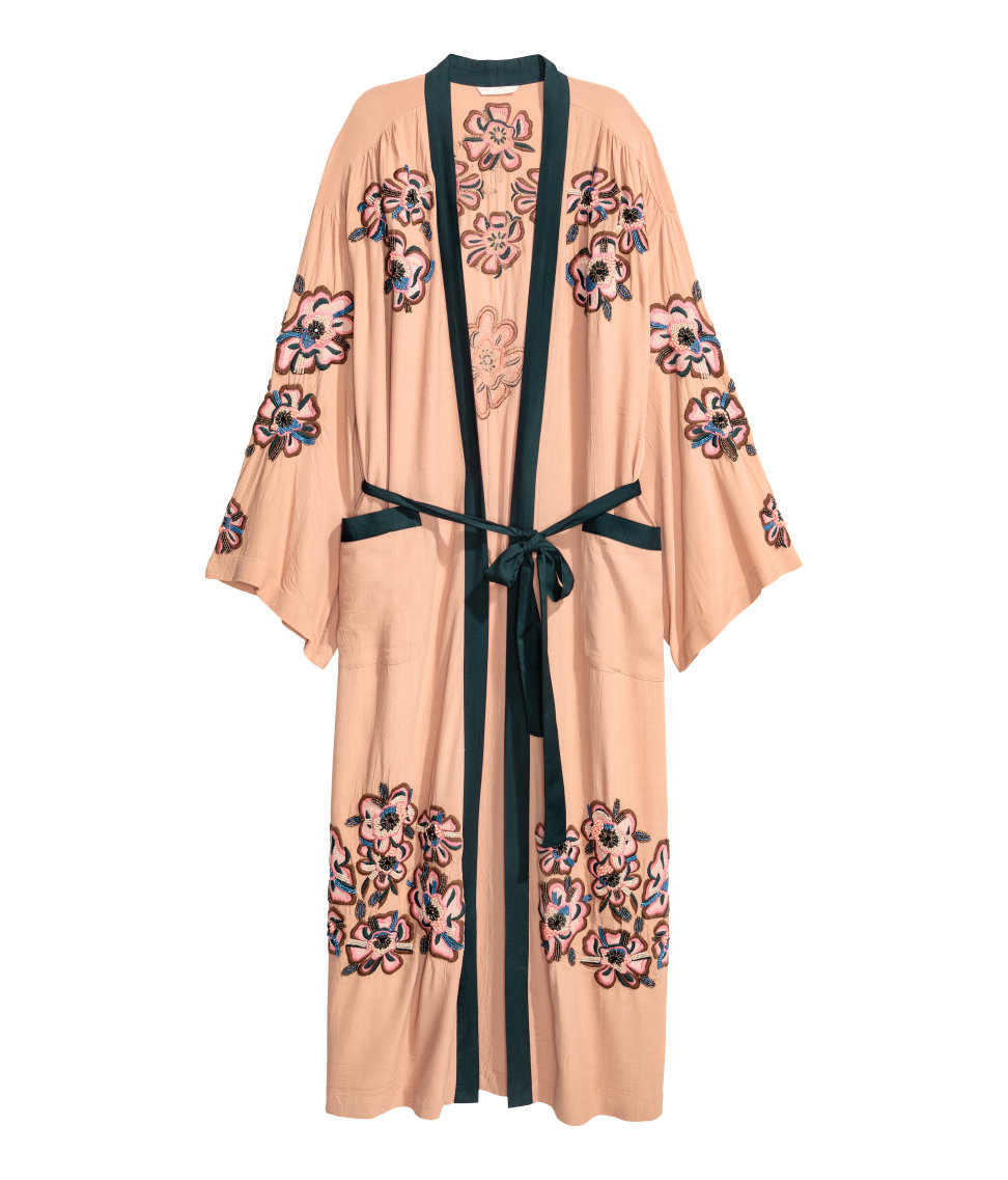 H&M Beaded Kimono | Lyst