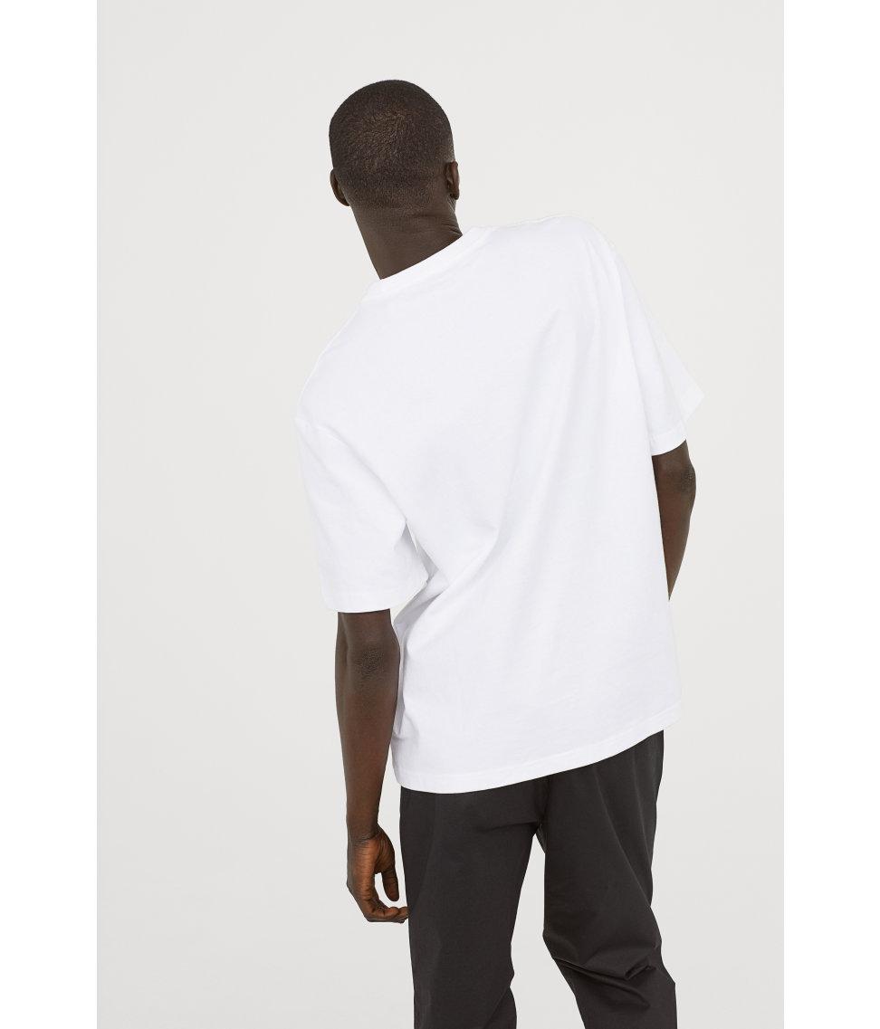 h&m heavyweight t shirt relaxed fit