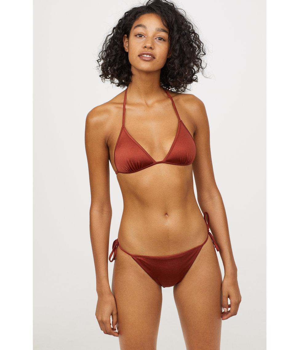 dark orange swimsuit