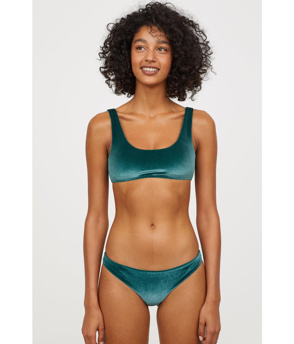 velour bikini set