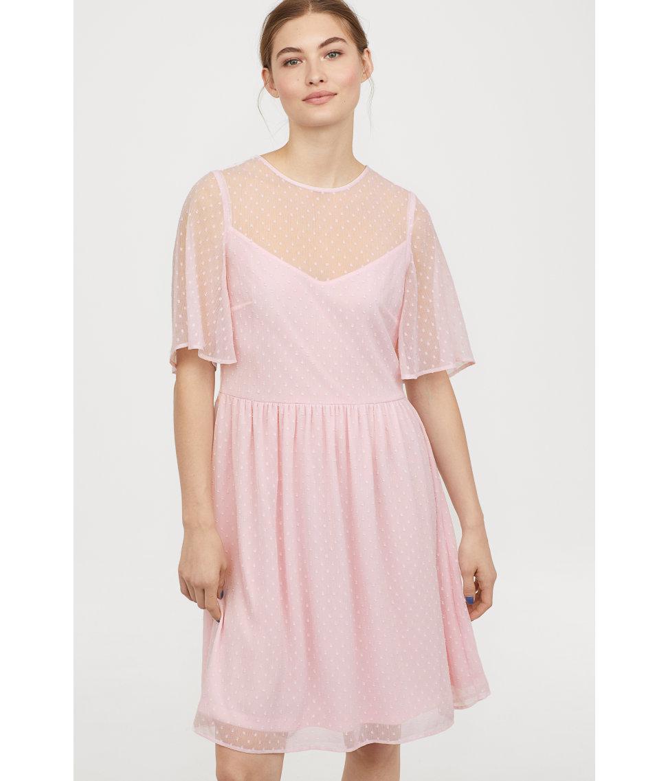 airy dress h&m