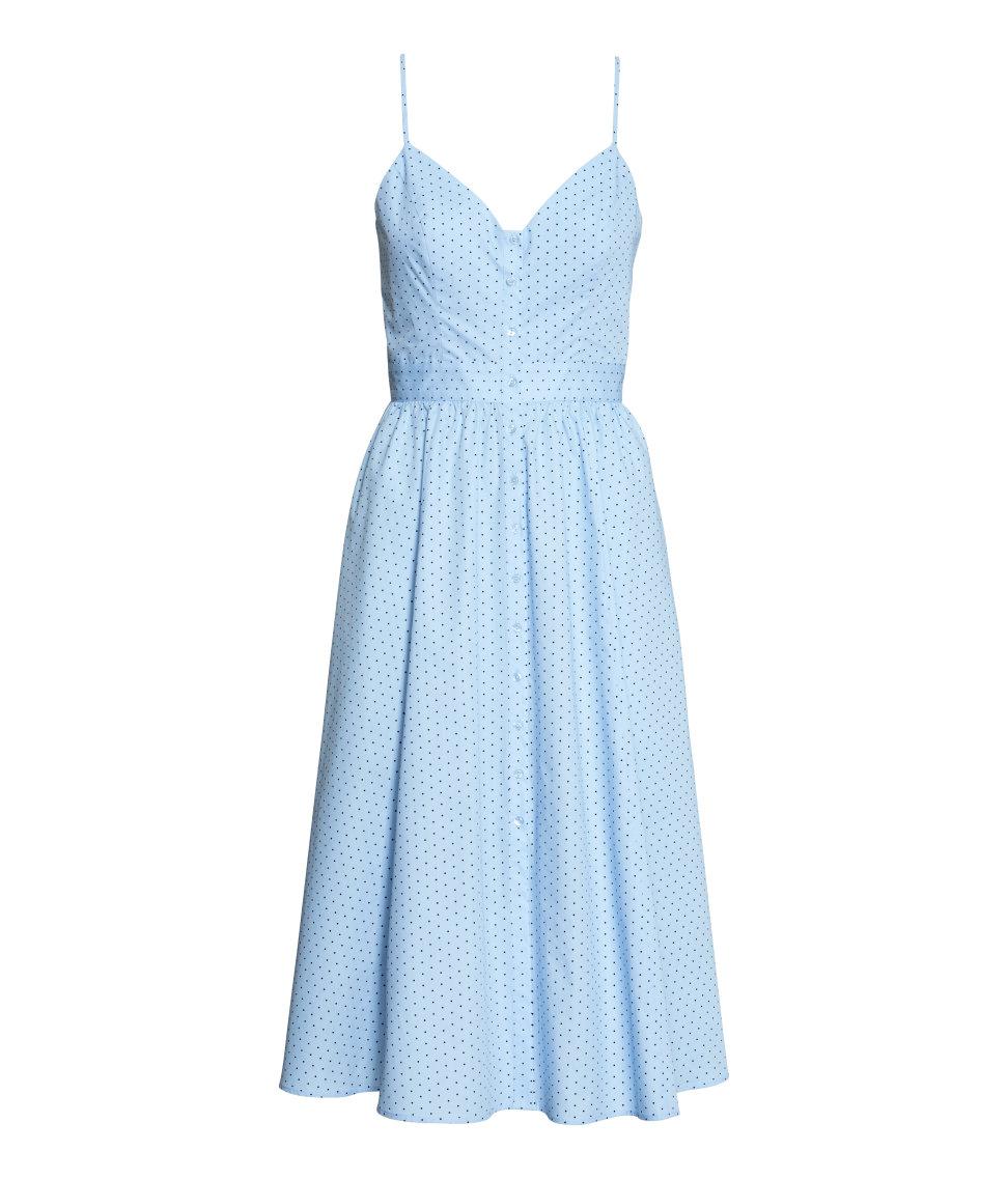 h and m light blue dress