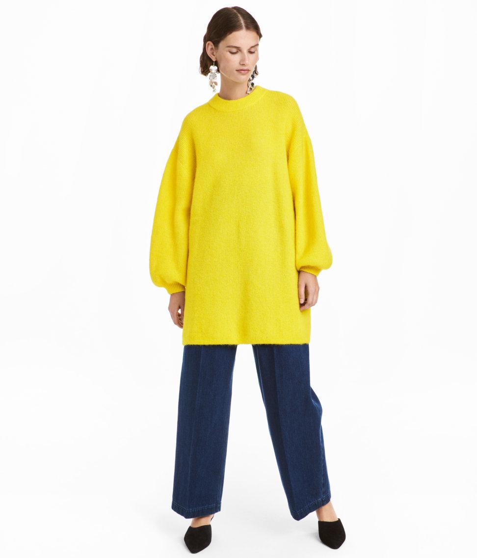 yellow sweater h&m