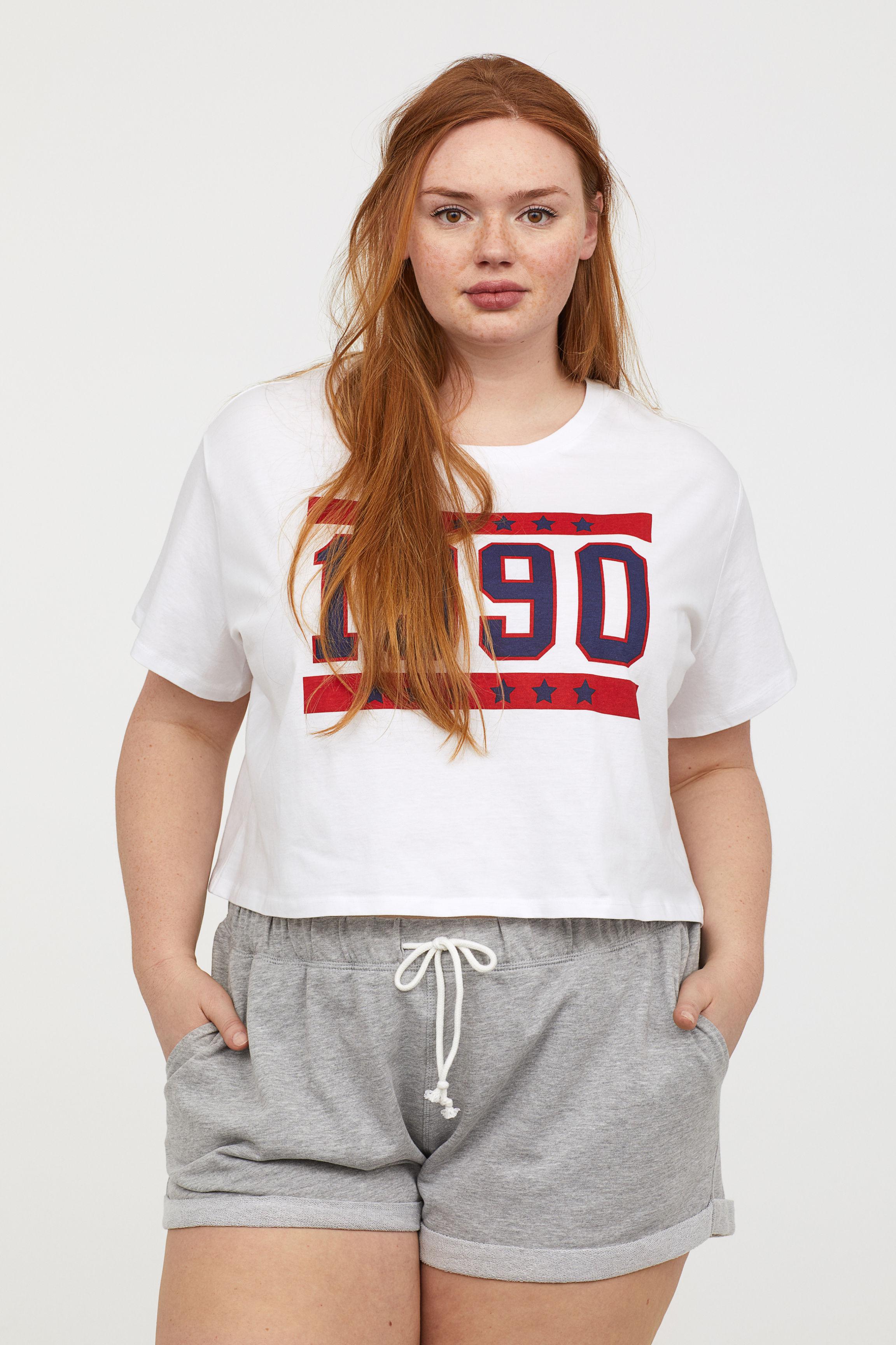 H M Cotton Sweatshorts In Gray Melange Gray Lyst